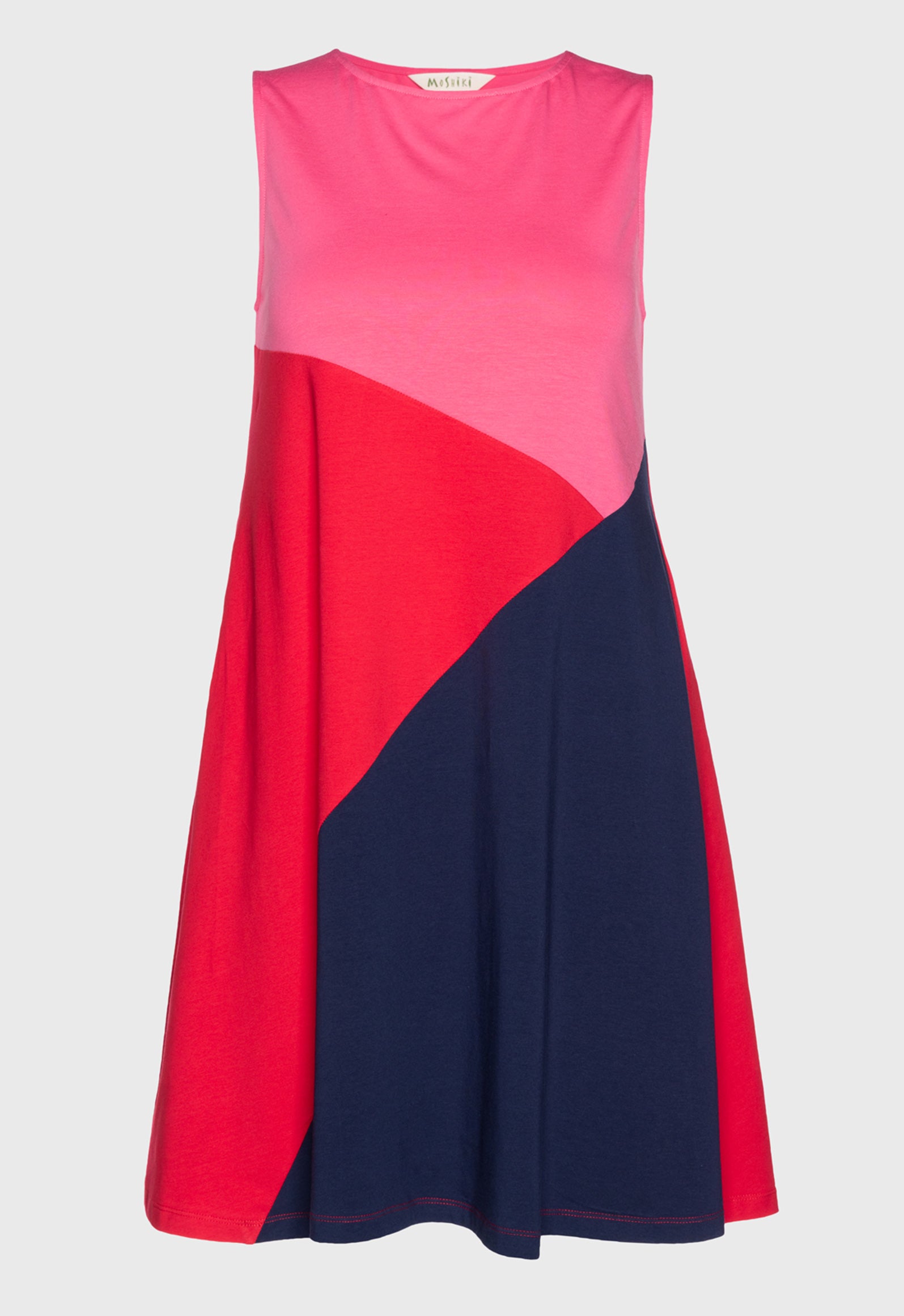 moshiki-dress-i-101-kleid-raspberry-mix-m-bio-baumwolle image 2