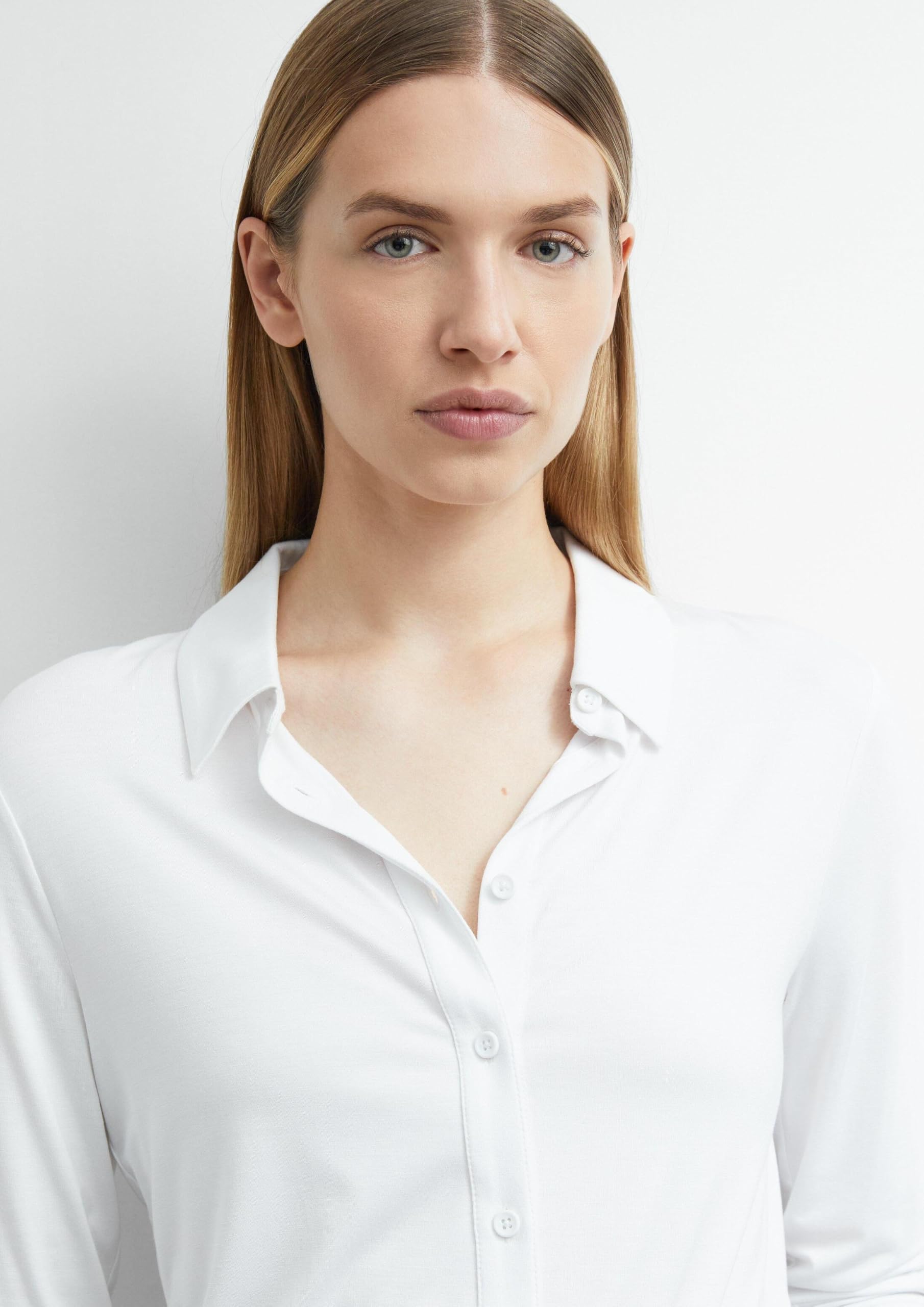 comma-jersey-bluse-hemdkragen-gr-34 image 3