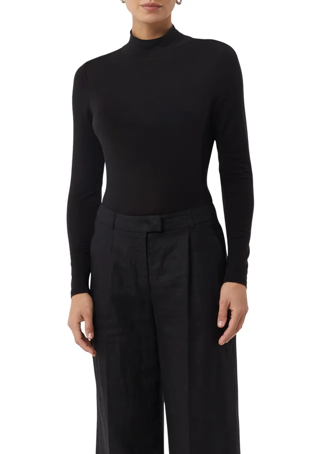 comma-longsleeve-stehkragen-schwarz-gr-36 image 1