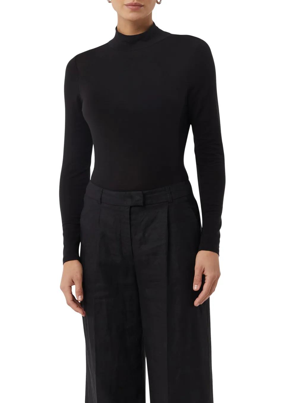 comma-longsleeve-stehkragen-schwarz-gr-36 image 1