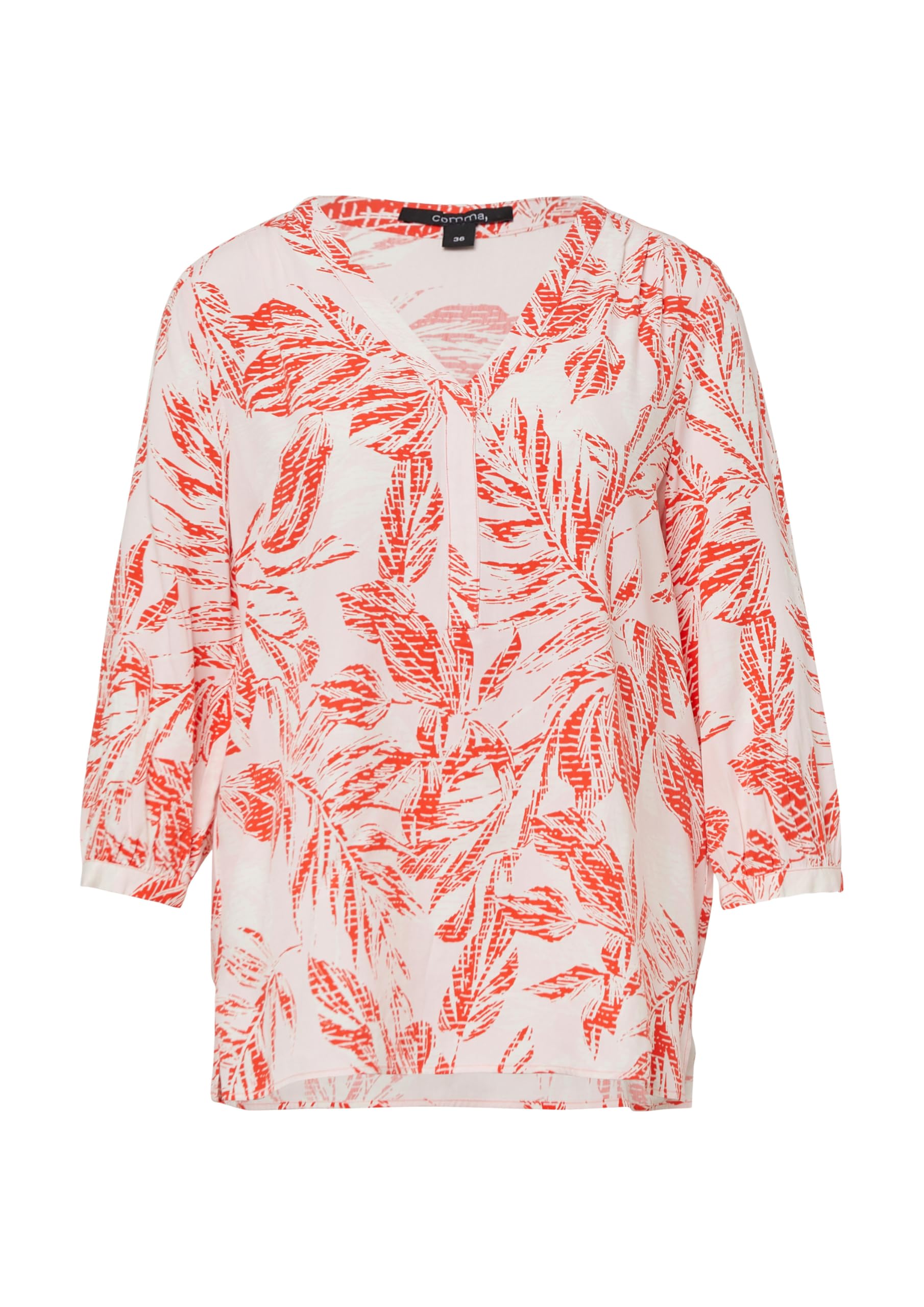 comma-blouses-gemusterte-bluse-mit-3-4-rmeln-damen image 3