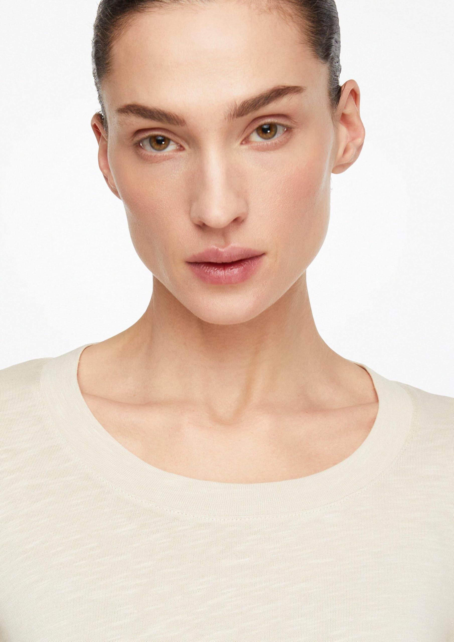 comma-langarm-shirt-regular-fit-rundhals-jersey-wei image 3