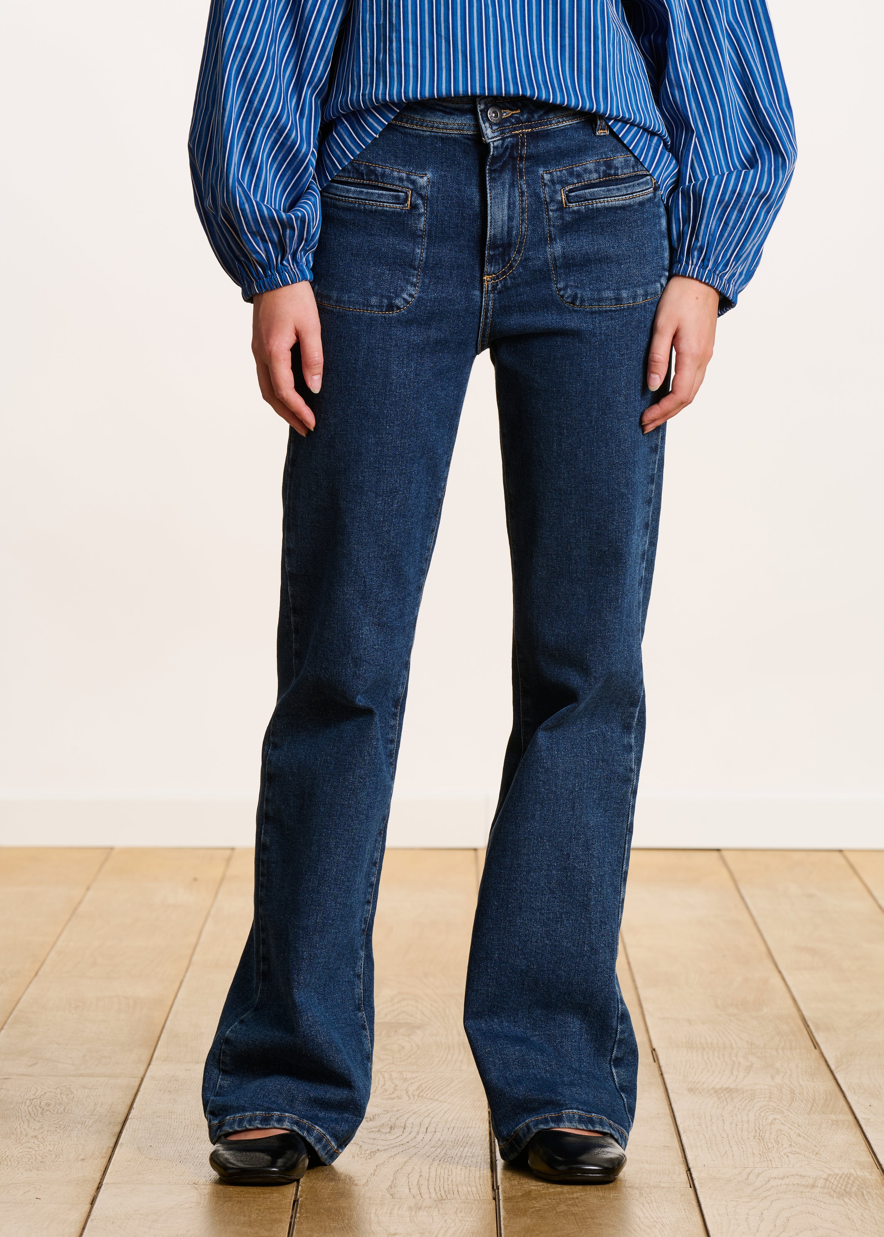 la-f-e-marabout-e-bootcut-jeans-medium-bio-baumwolle image 2