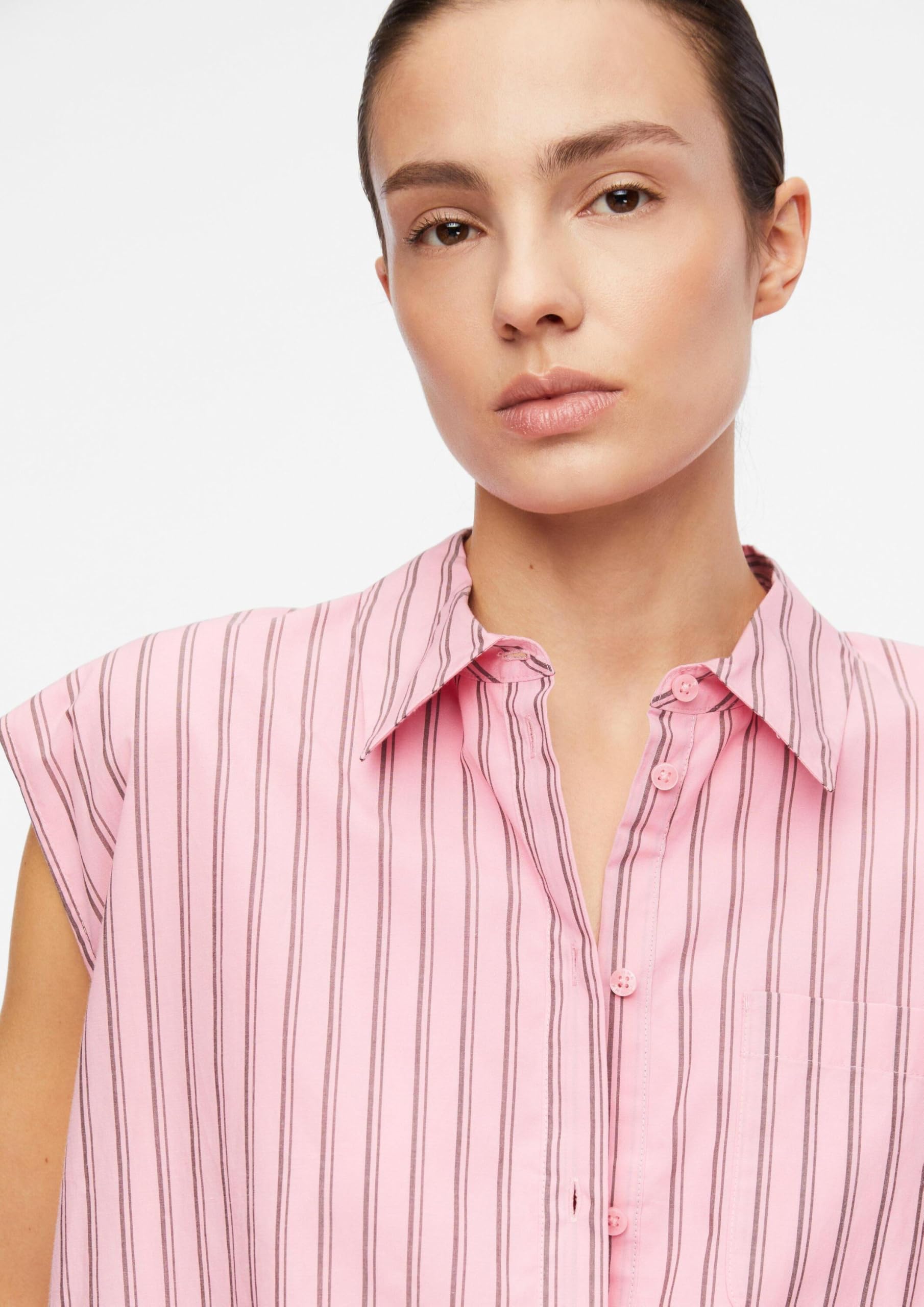 comma-blouses-blusen-top-relaxed-fit-gummizug-gr-34-rmellos image 3
