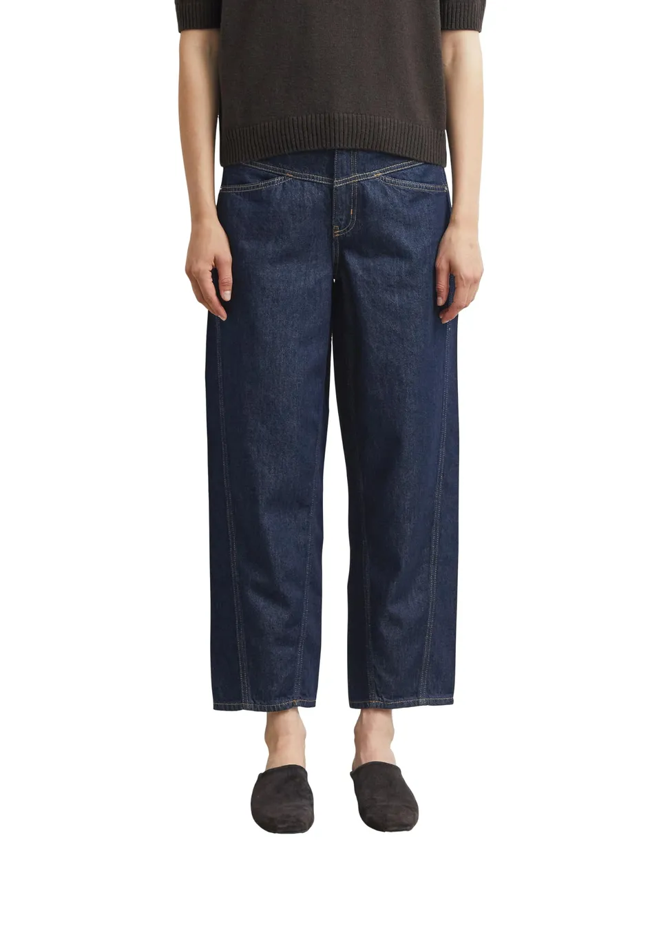comma-jeans-barrel-leg-jeans-gr-44-mid-rise-7-8 image 1