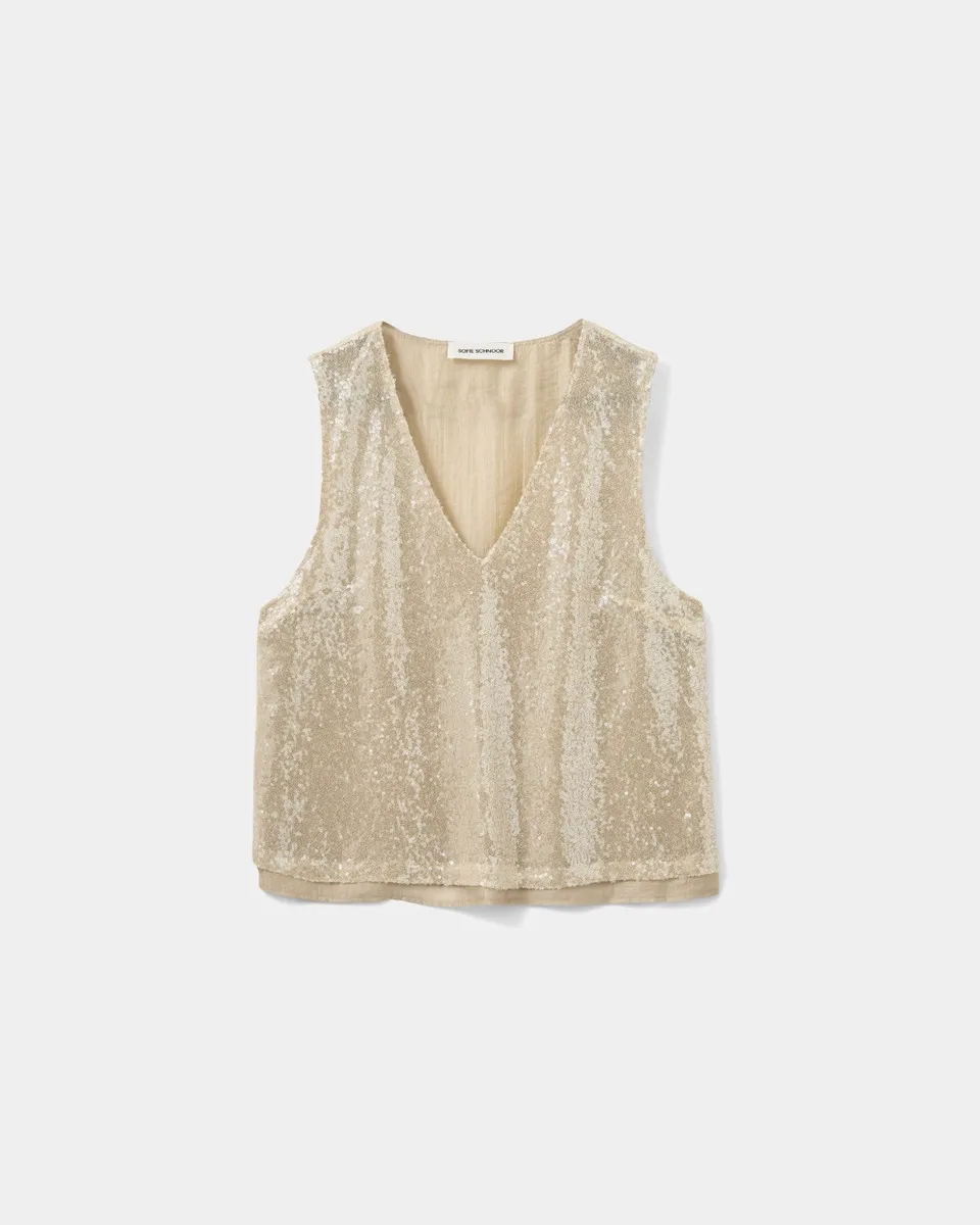sofie-schnoor-beatasw-top-damen-beige-mit-pailletten image 1