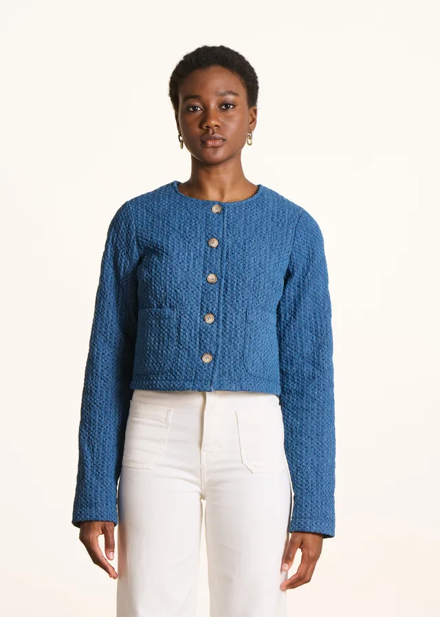 la-f-e-marabout-e-vileny-jeansjacke-denim-kurz image 1