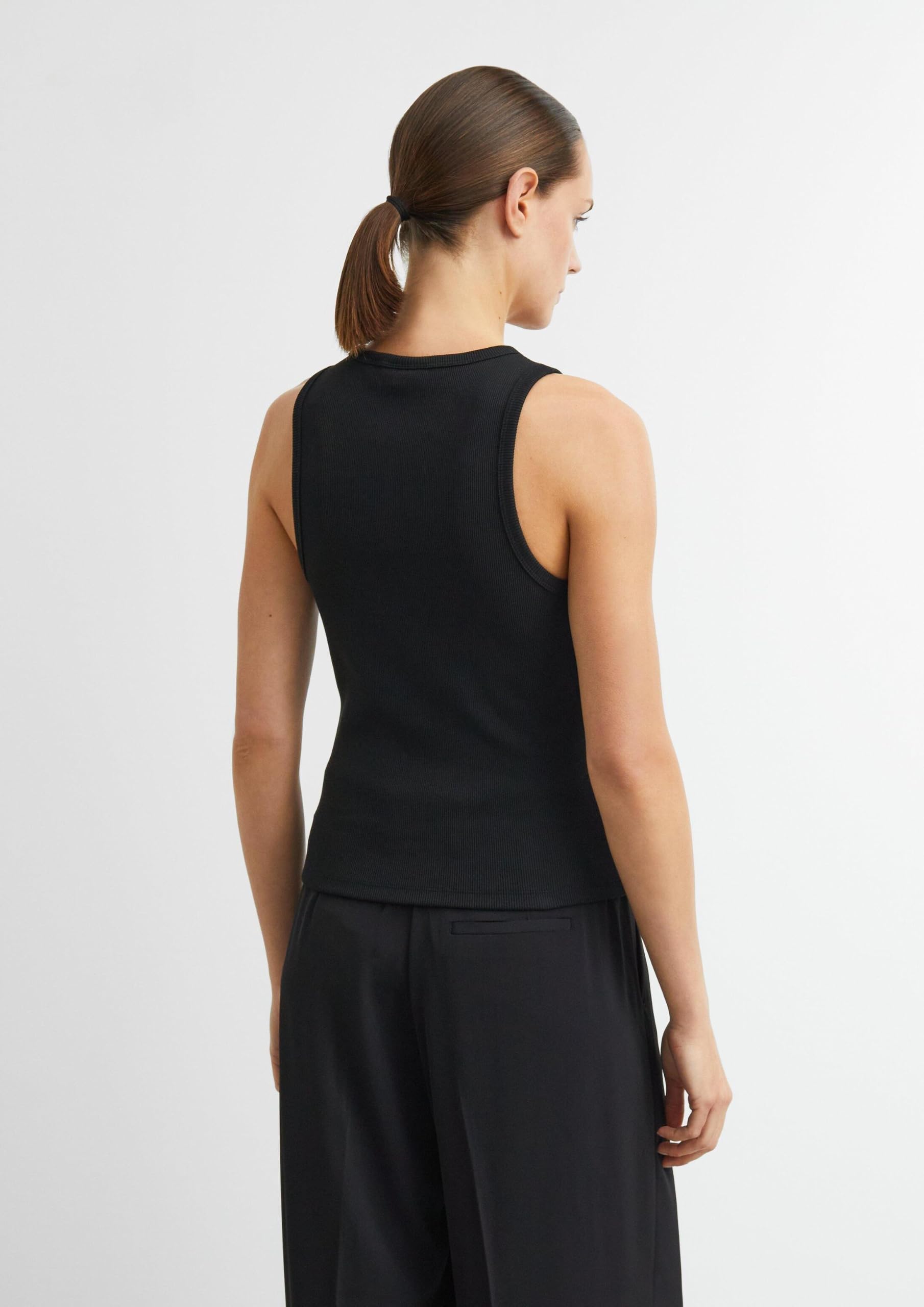 comma-tank-top-baumwollripp-schwarz-gr-46 image 7