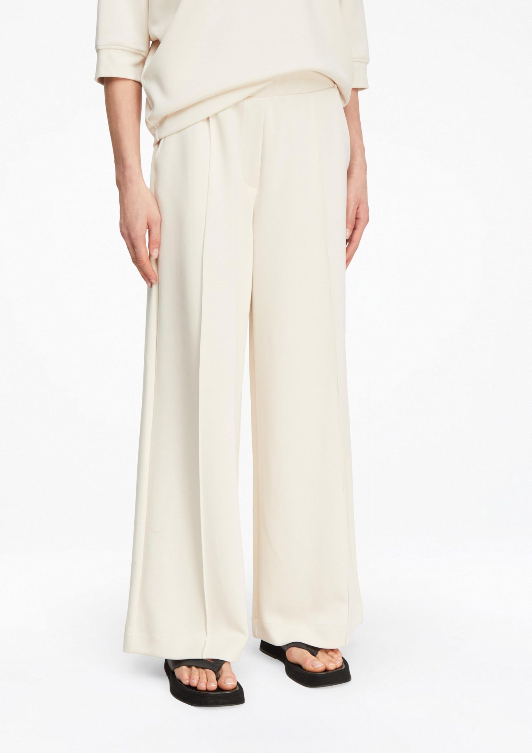 comma-trousers-hose-wide-leg-jersey-gr-34-46-bundfalten image 5