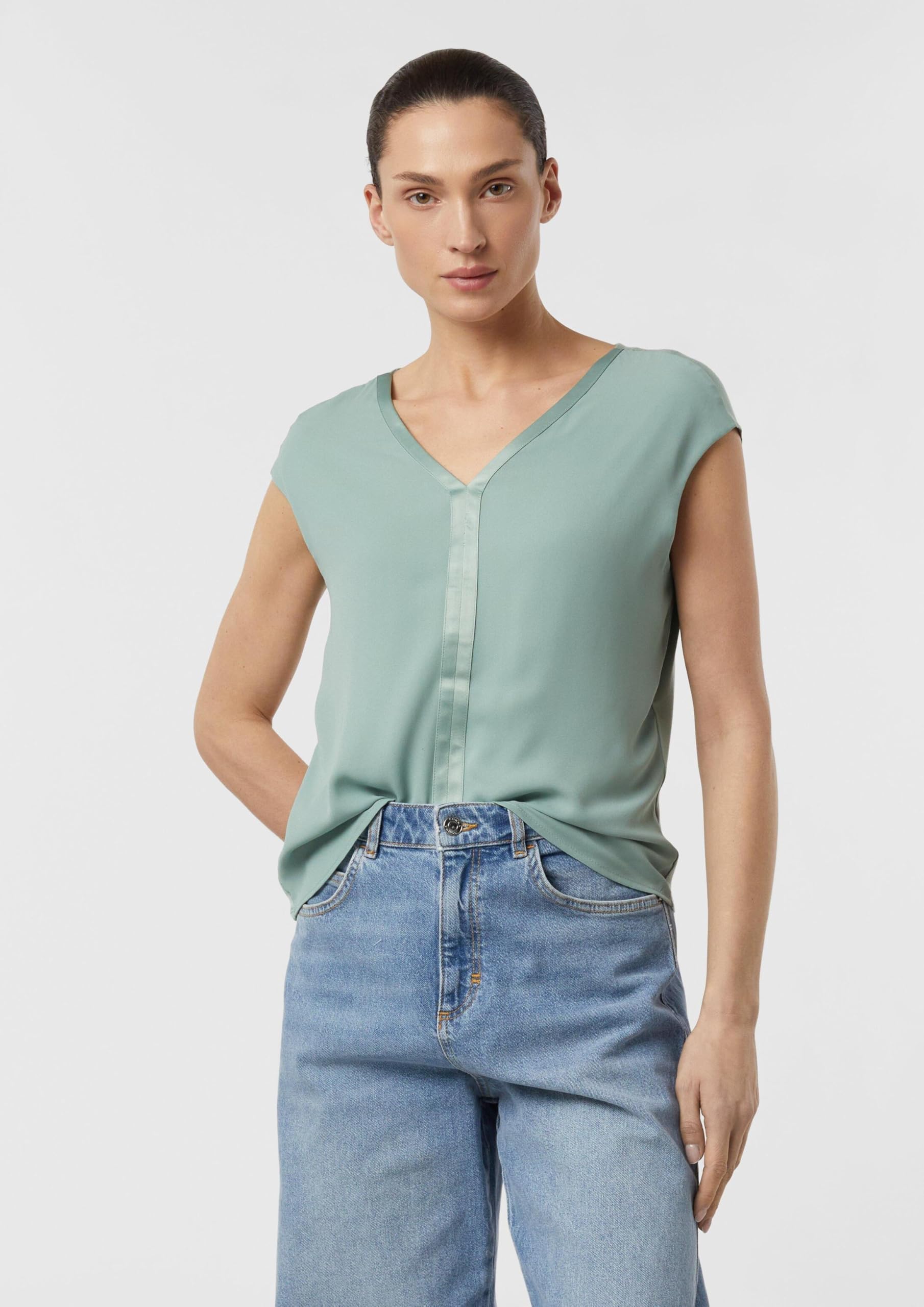comma-blouses-t-shirt-tunika-pastellgr-n-gr-40 image 6