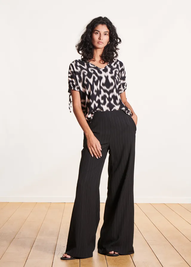 la-f-e-marabout-e-darky-hose-schwarz-weites-bein image 1
