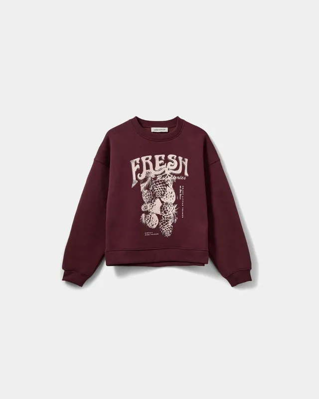 sofie-schnoor-women-elisw-sweatshirt-plum-baumwolle image 1