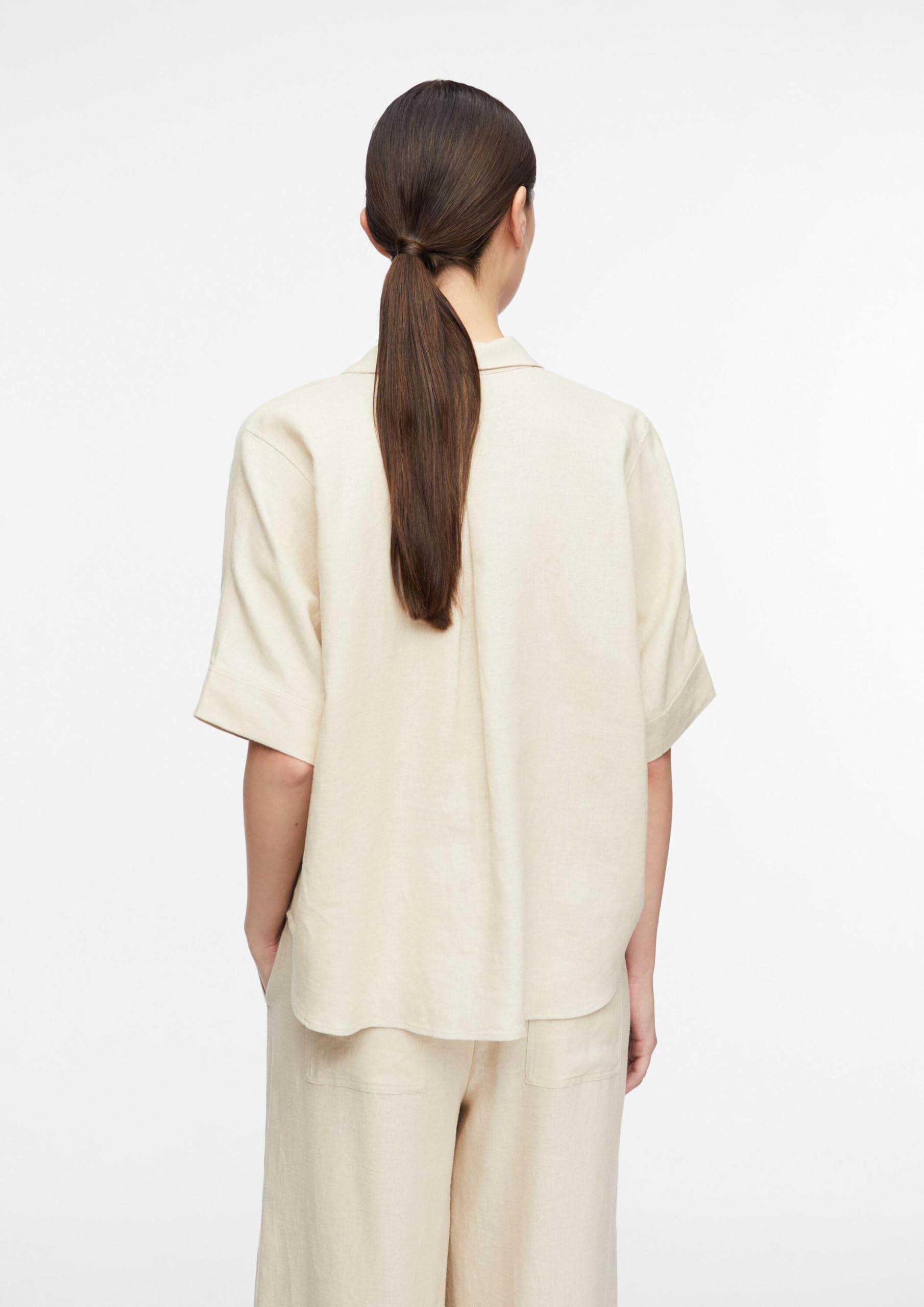 comma-blouses-oversize-bluse-beige-gr-34-leinenmix image 7
