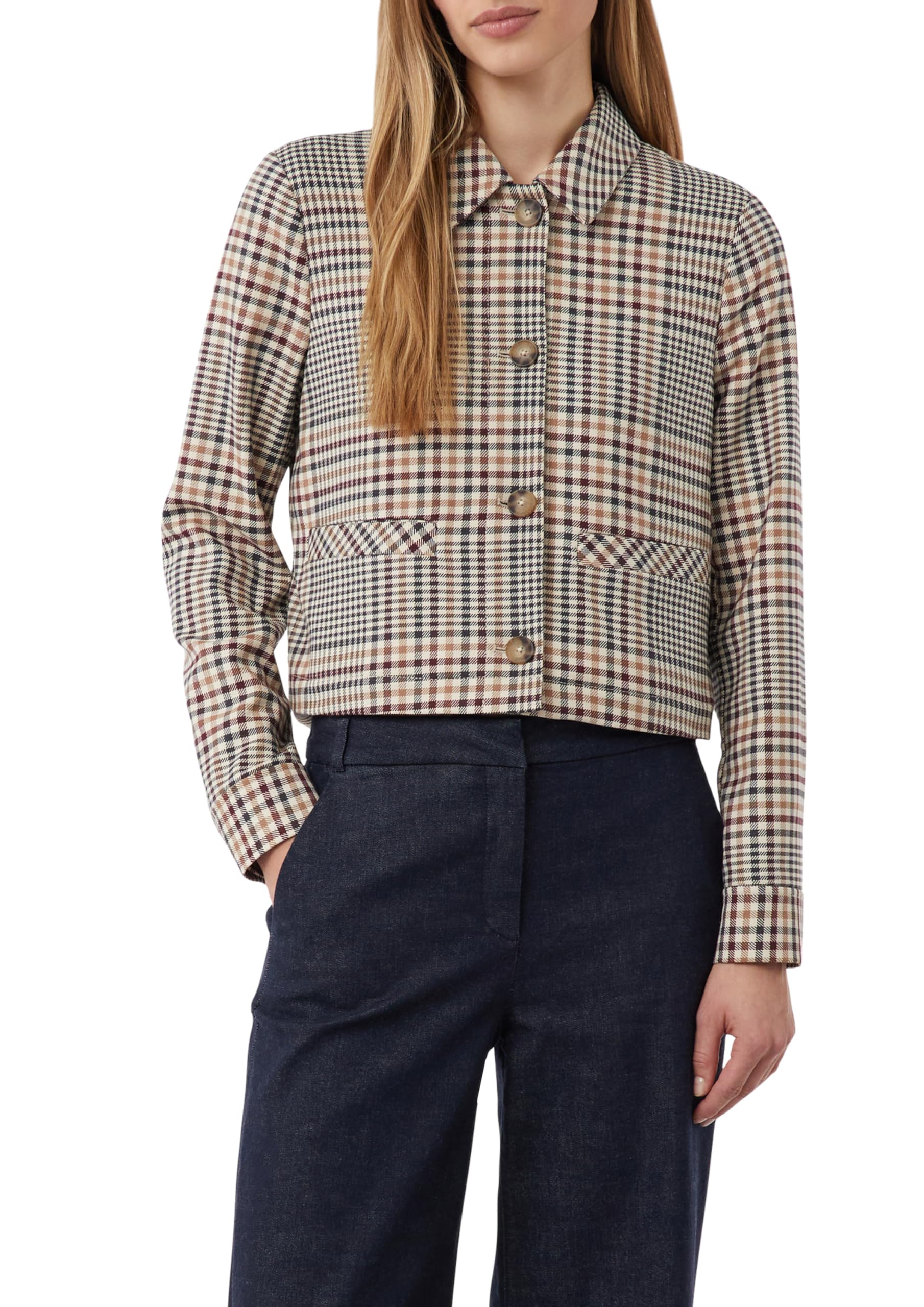 comma-karojacke-kurzjacke-mit-leistentaschen image 1