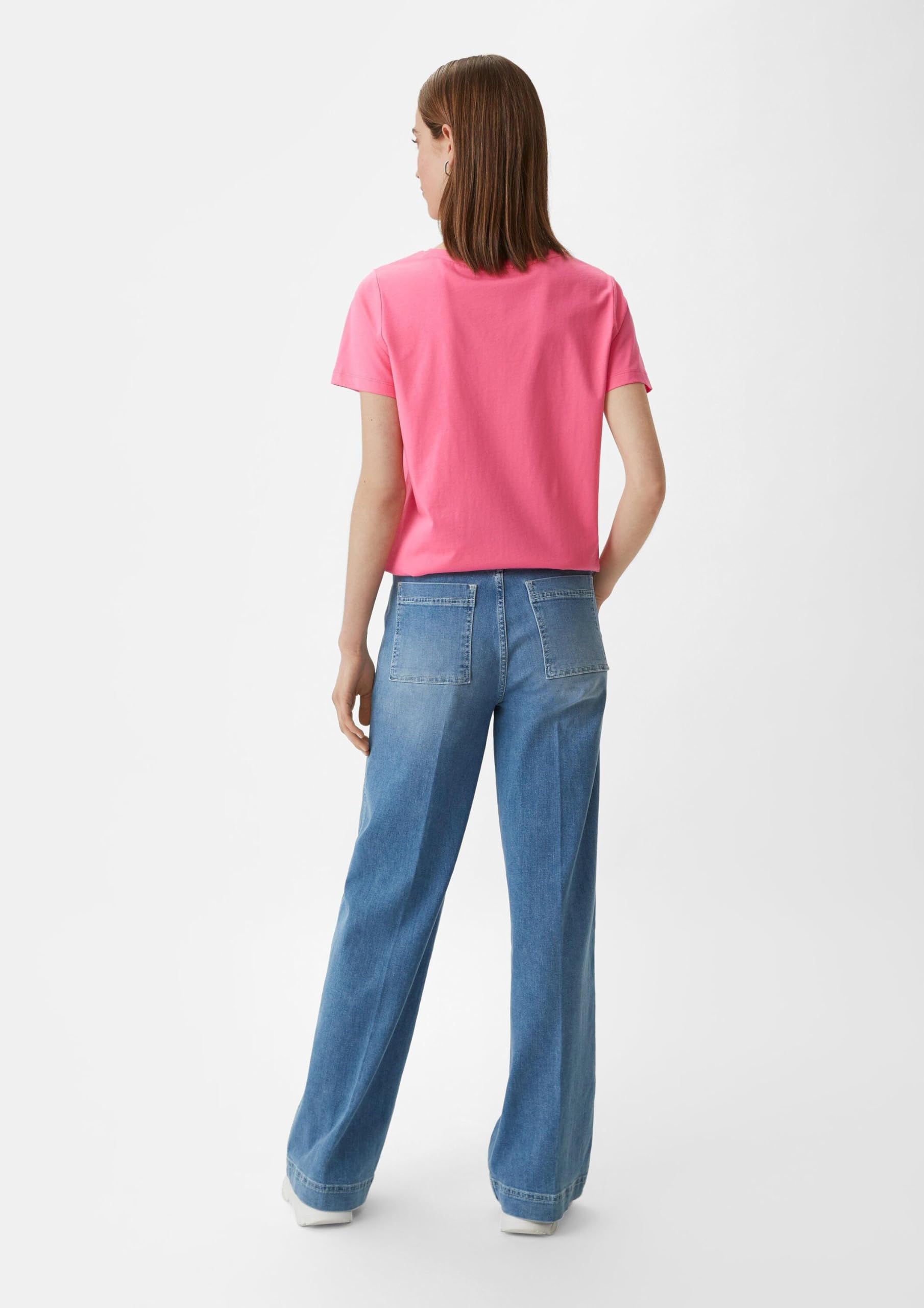 comma-basic-t-shirt-v-ausschnitt-baumwolle-0100 image 6