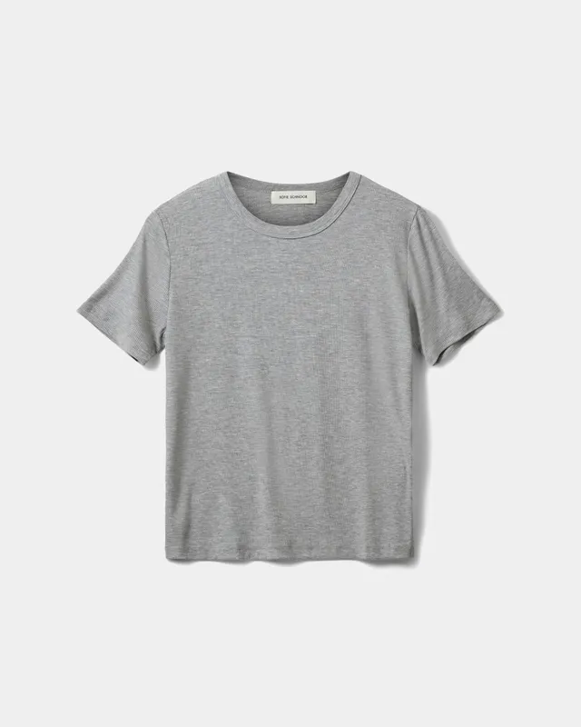 sofie-schnoor-women-natalia-t-shirt-grau-mel-kurzarm image 1