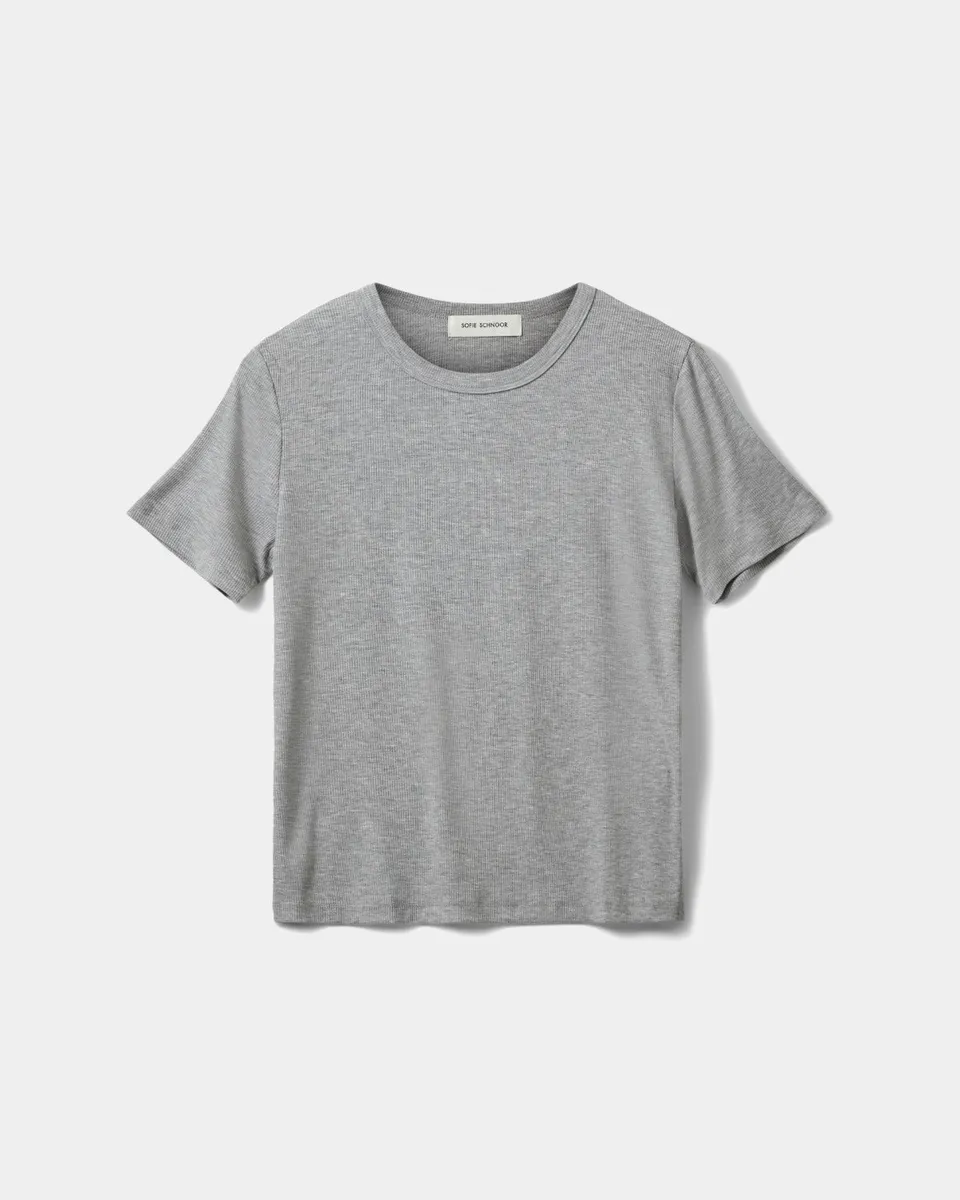 sofie-schnoor-women-natalia-t-shirt-grau-mel-kurzarm image 1