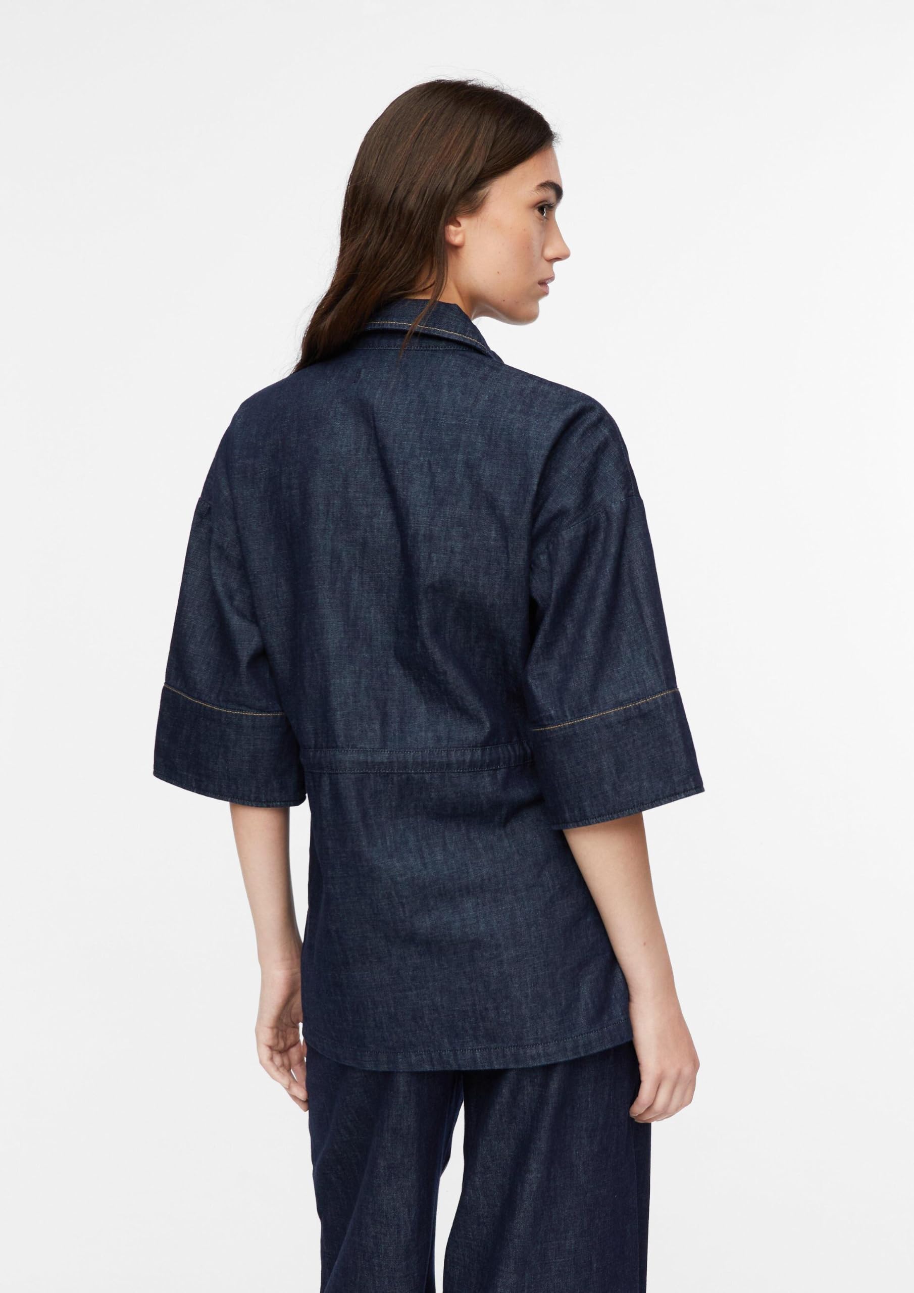 comma-jackets-blusenjacke-denim-relaxed-fit-gr-34-hemdkragen image 7