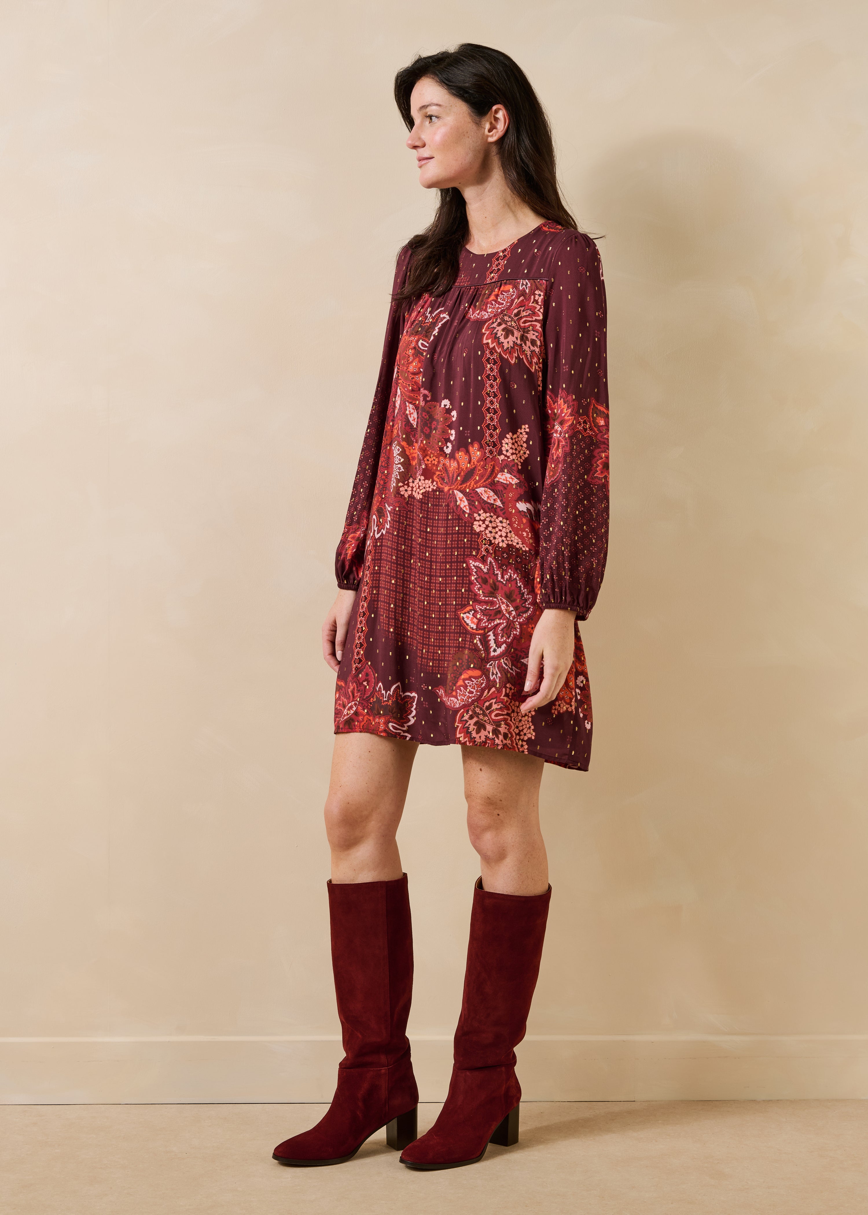 la-f-e-marabout-e-zakui-stiefel-boots-bordeaux-wildleder-38 image 3