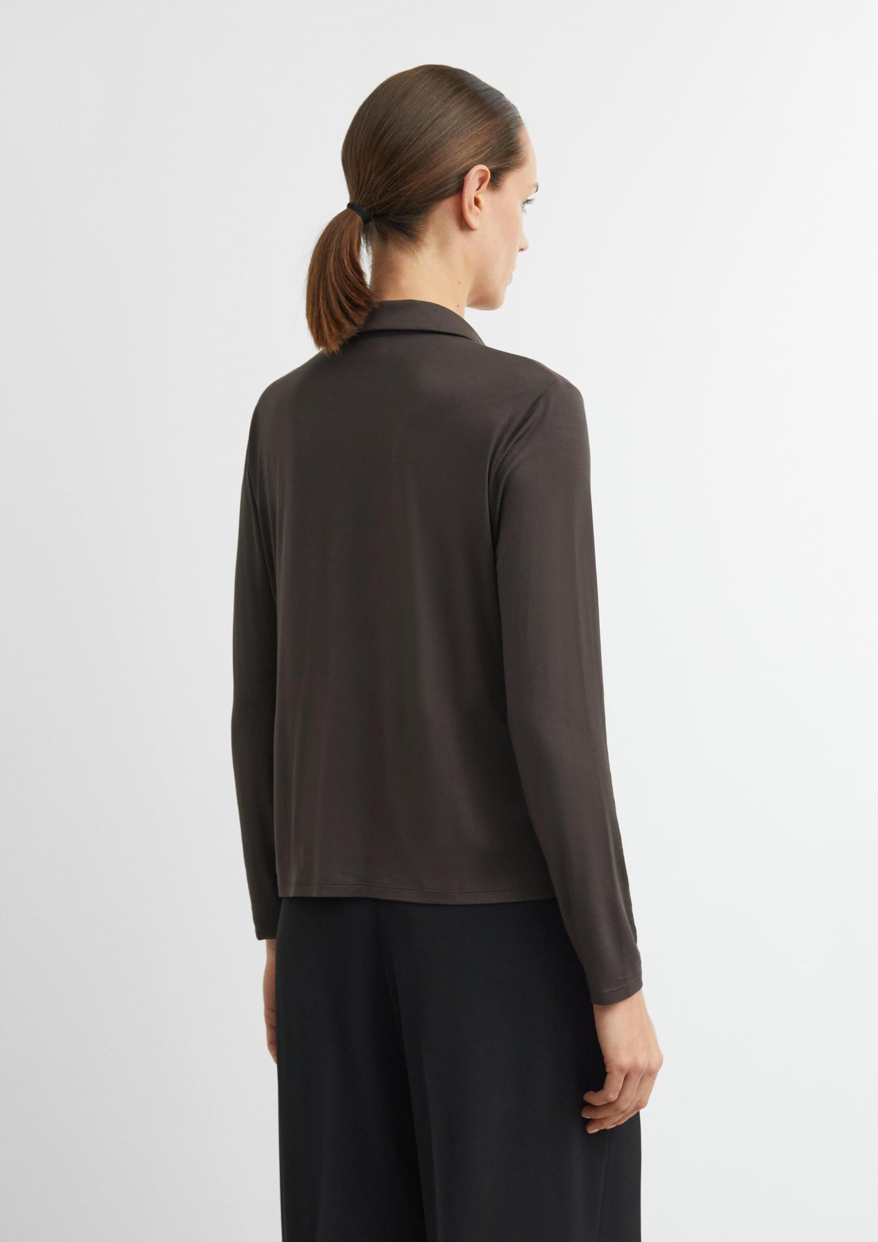comma-blouses-jersey-bluse-hemdkragen-langarm-gr-e-40 image 7