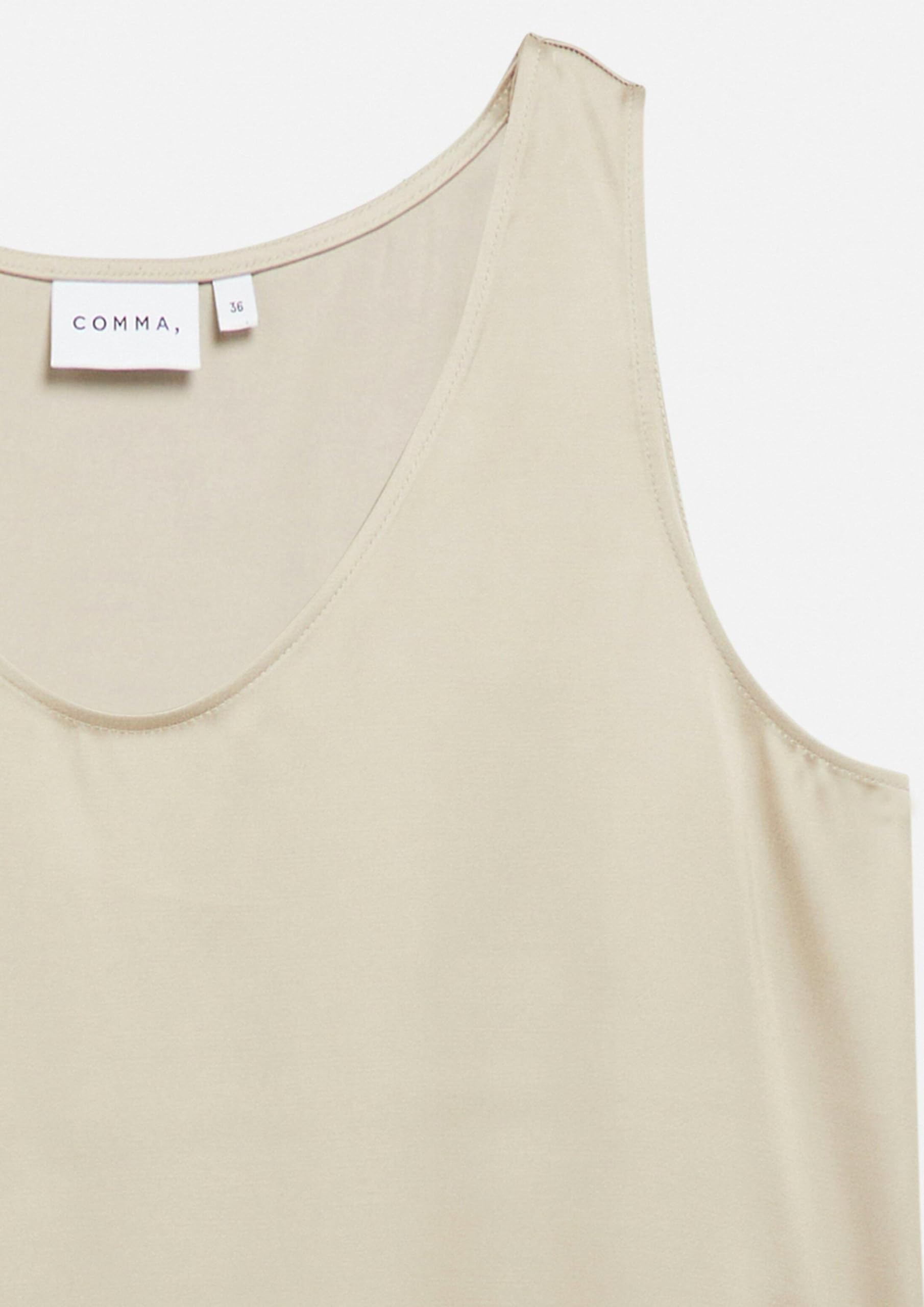 comma-blouses-satin-top-rmellos-gr-e-38-crew-neck image 6
