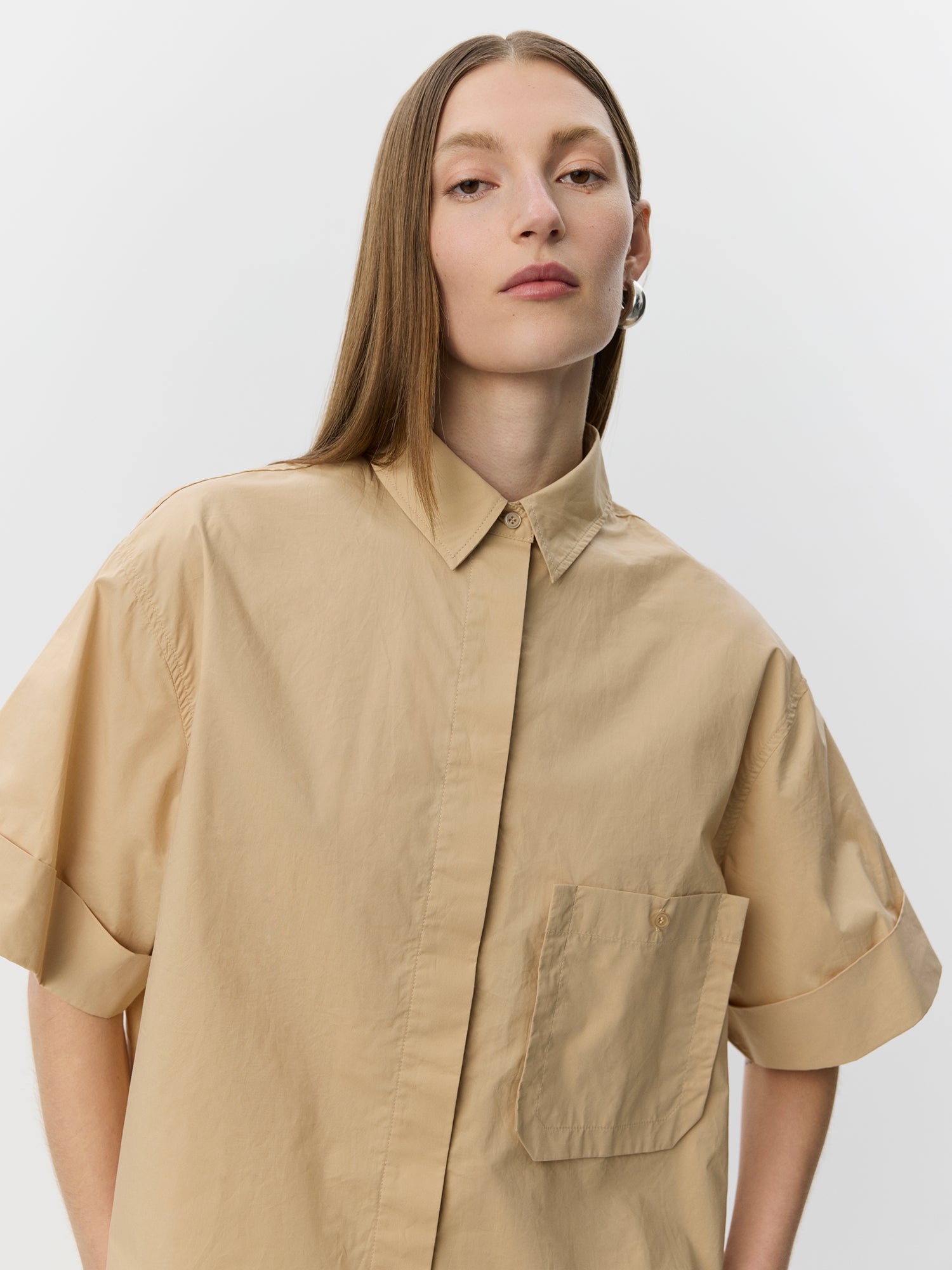 sofie-schnoor-women-leanasw-kurzarm-hemd-bluse-beige-baumwolle image 5