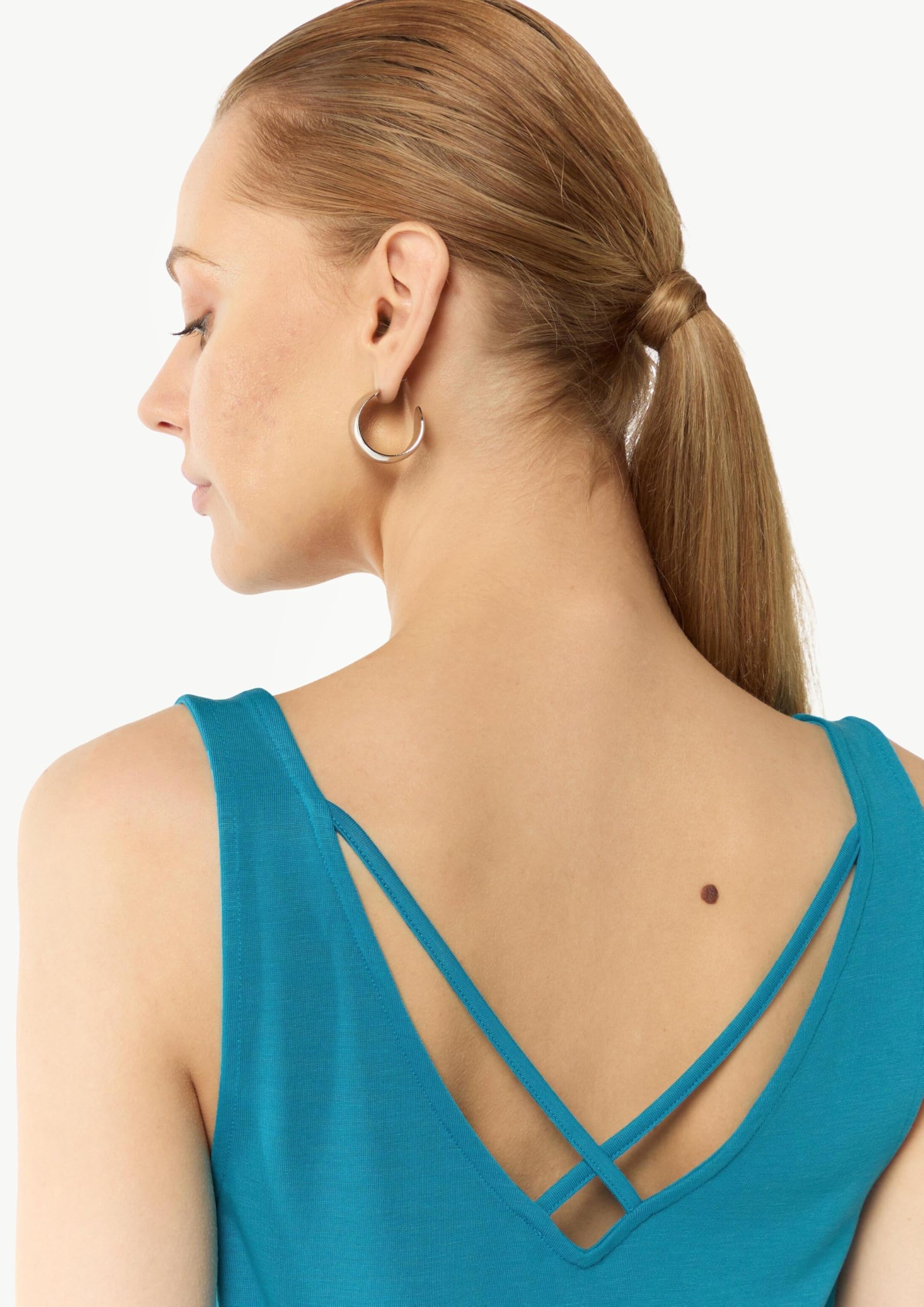 comma-v-neck-jersey-t-shirt-gr-38-gekreuzte-tr-ger image 4