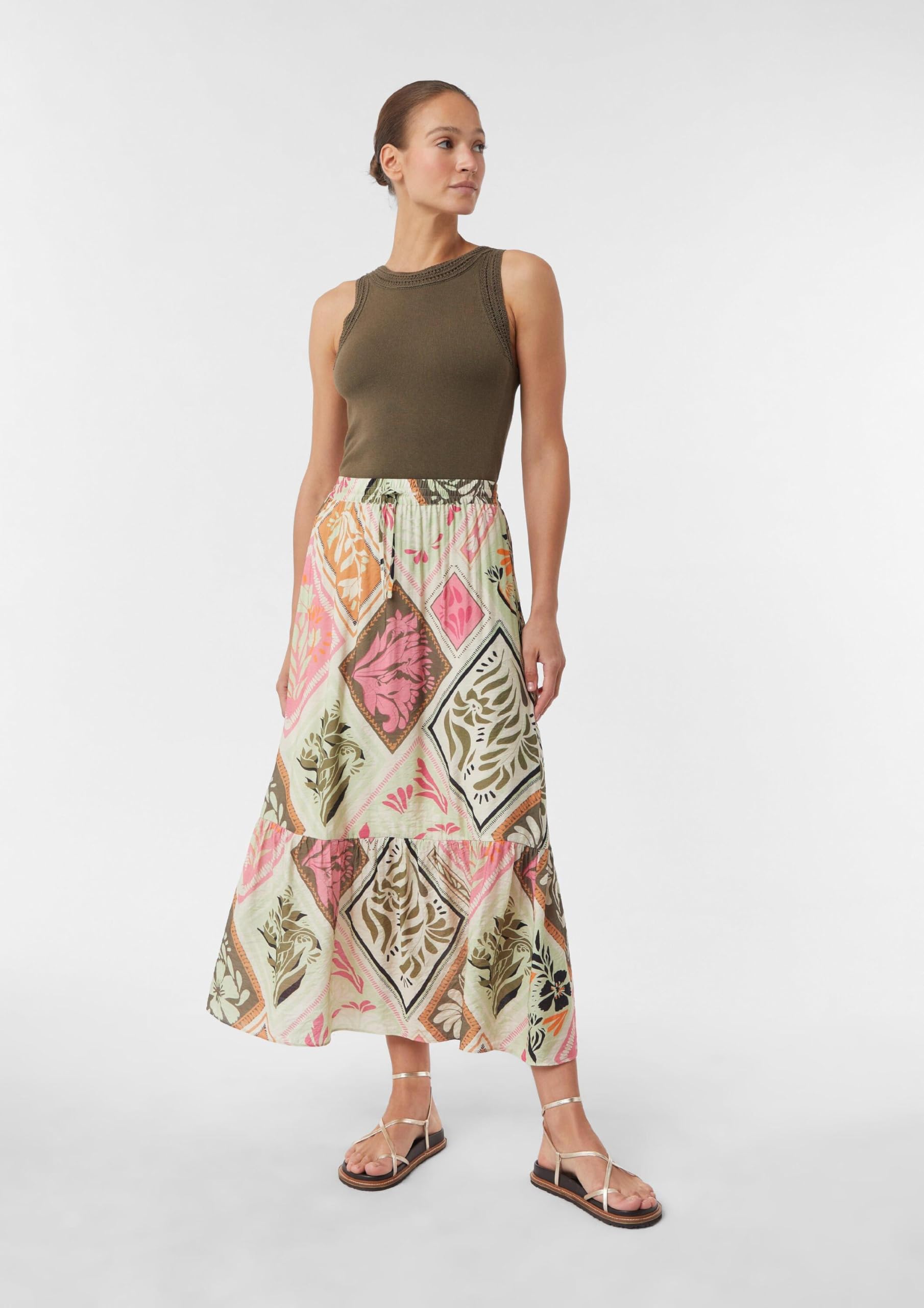 comma-maxi-rock-aop-muster-lang-damen image 6