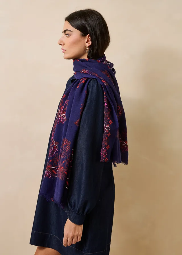 la-f-e-marabout-e-gudrix-schal-violett-wolle image 1