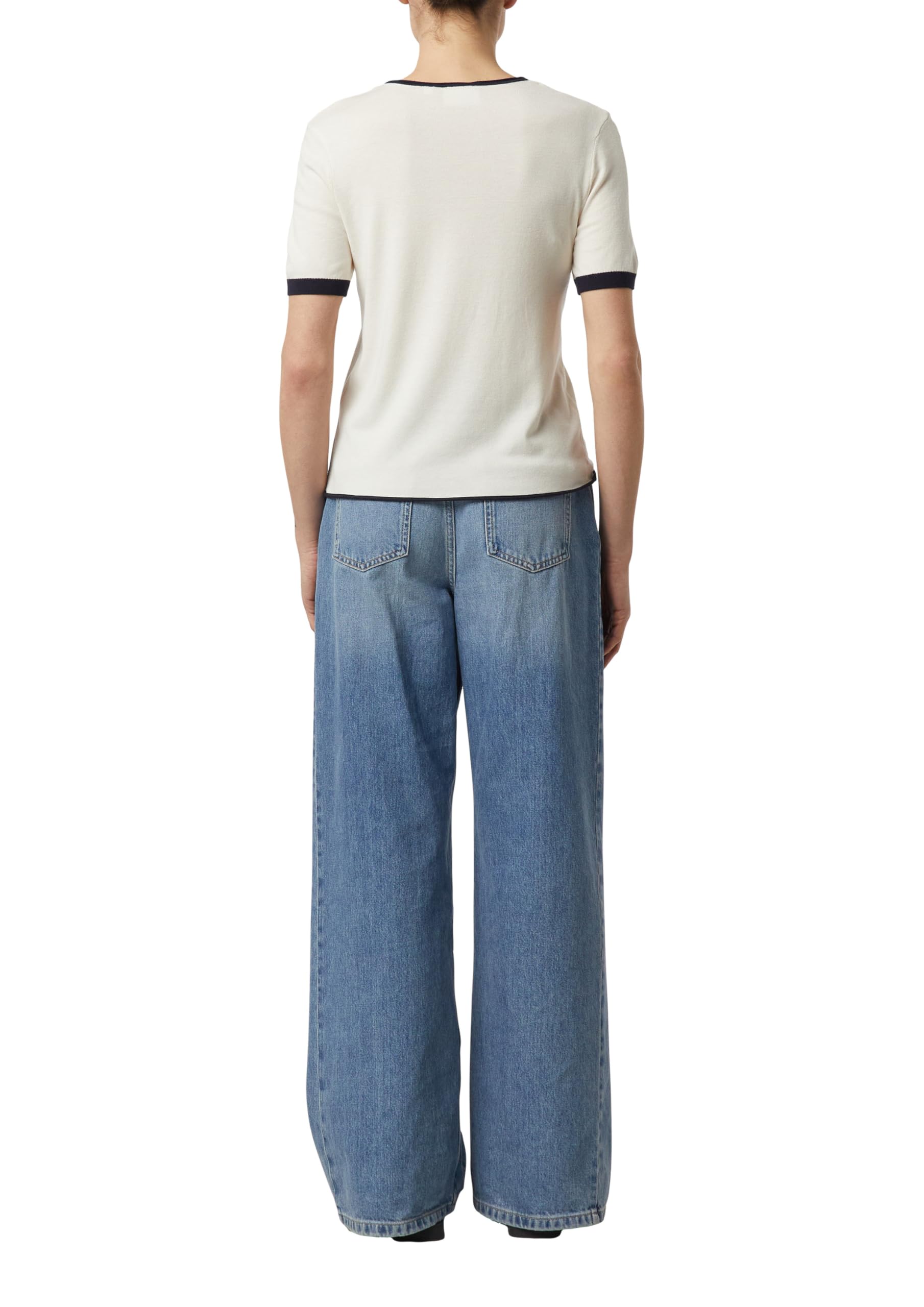 comma-feinstrick-shirt-damen-wei-gr-42-kontrast image 2
