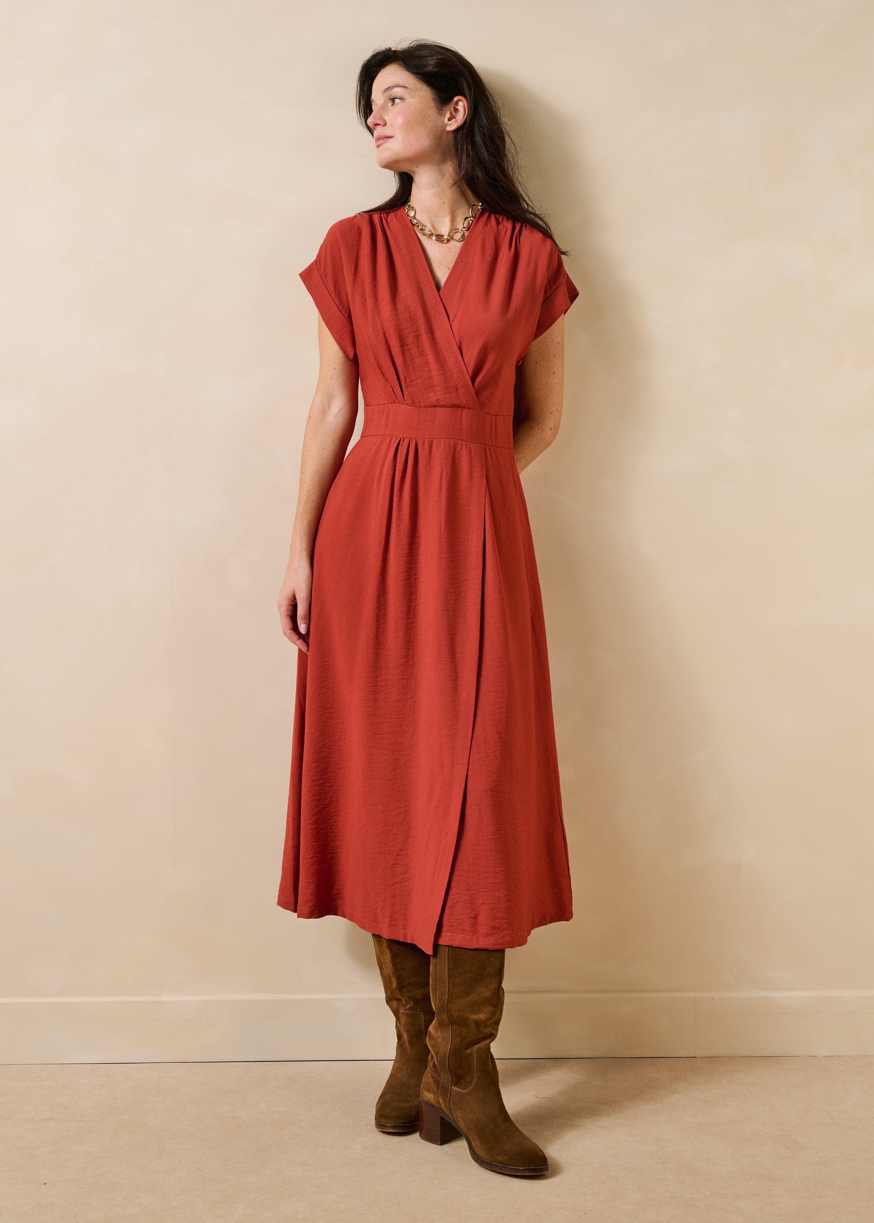 la-f-e-marabout-e-fresa-kleid-terracotta-lang-gr-34-46 image 2