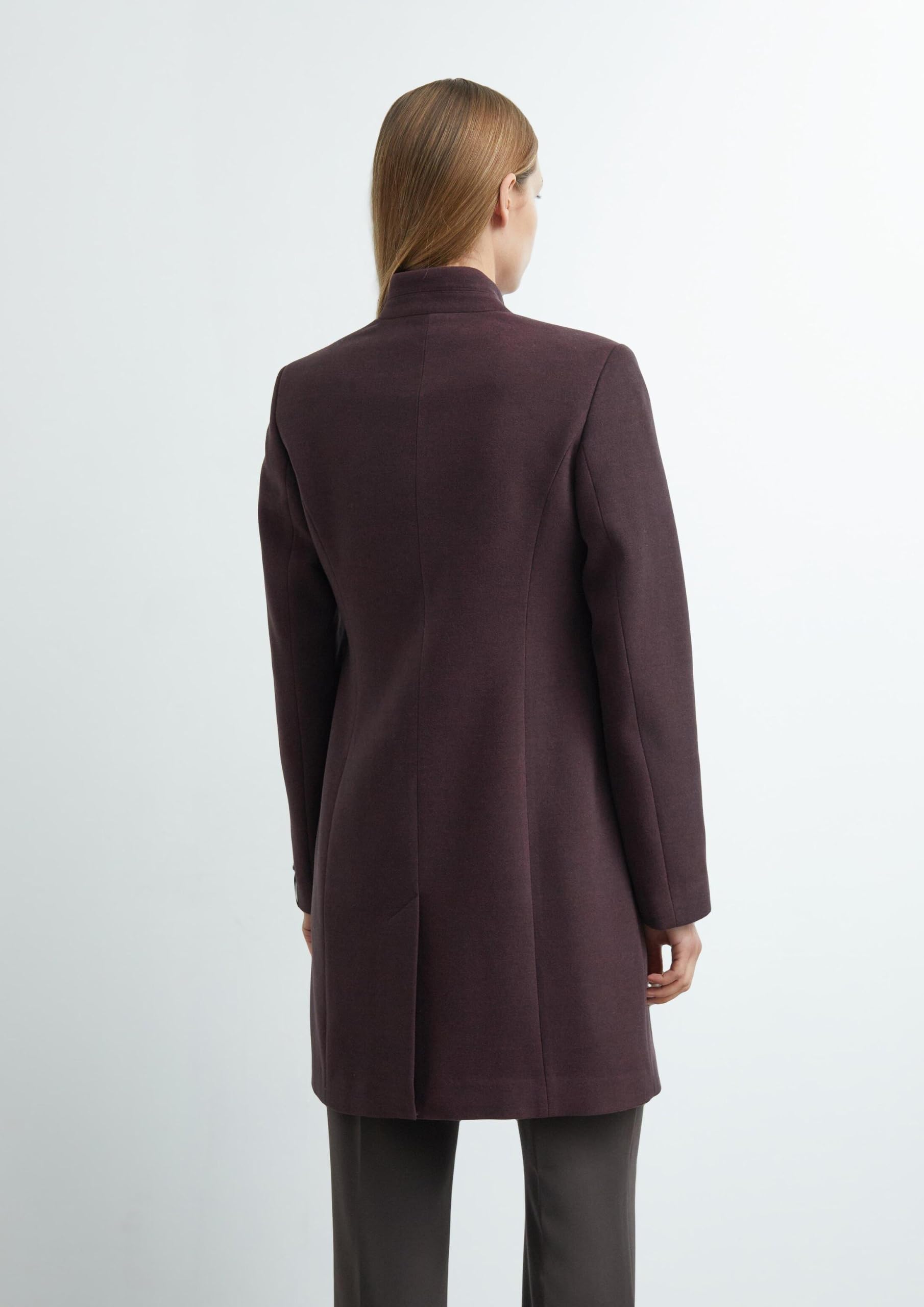 comma-coats-outdoor-mantel-tailliert-bordeaux-gr-42-stehkragen image 7