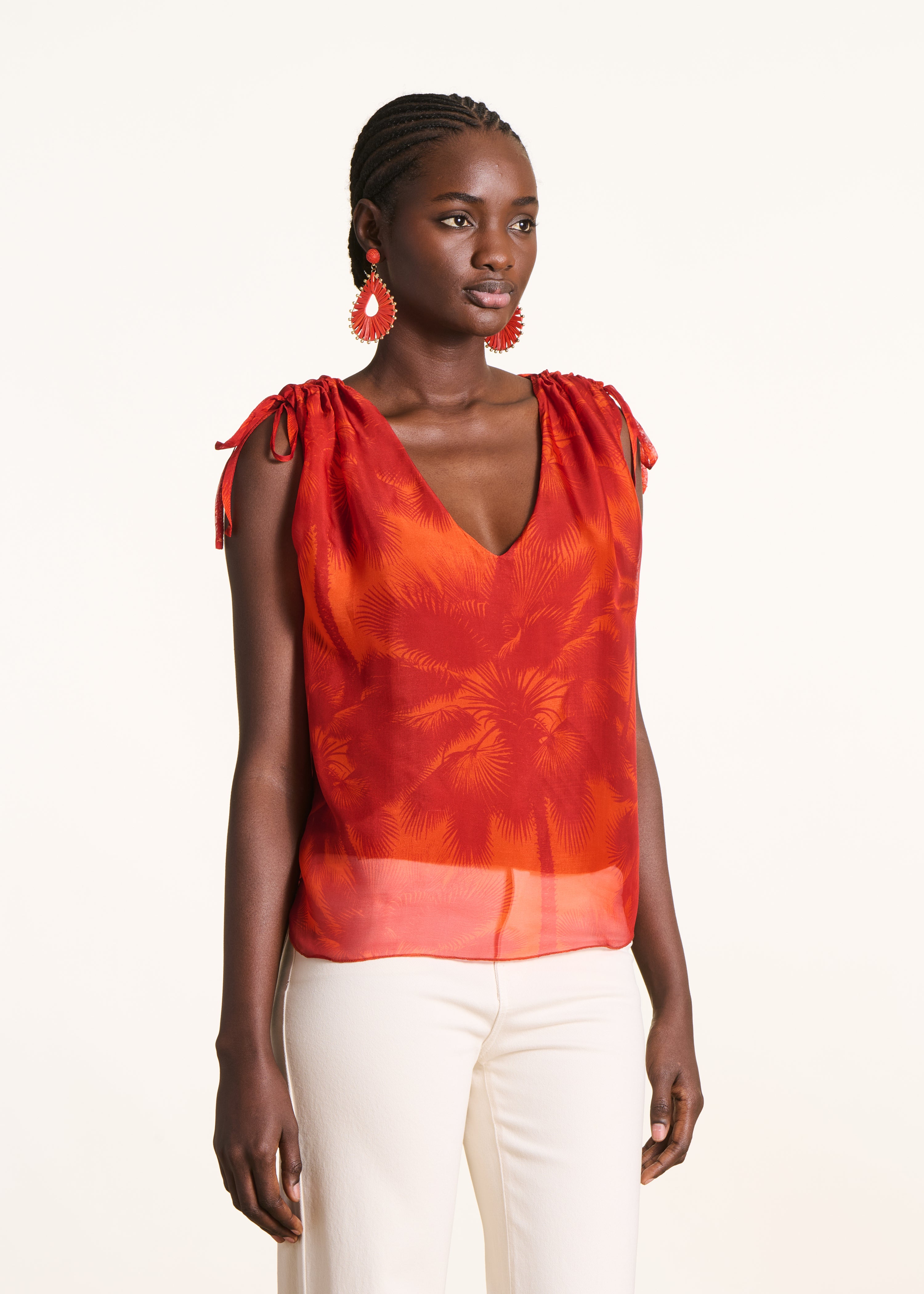 la-f-e-marabout-e-tops-filou-top-orange-blumen-voile image 1