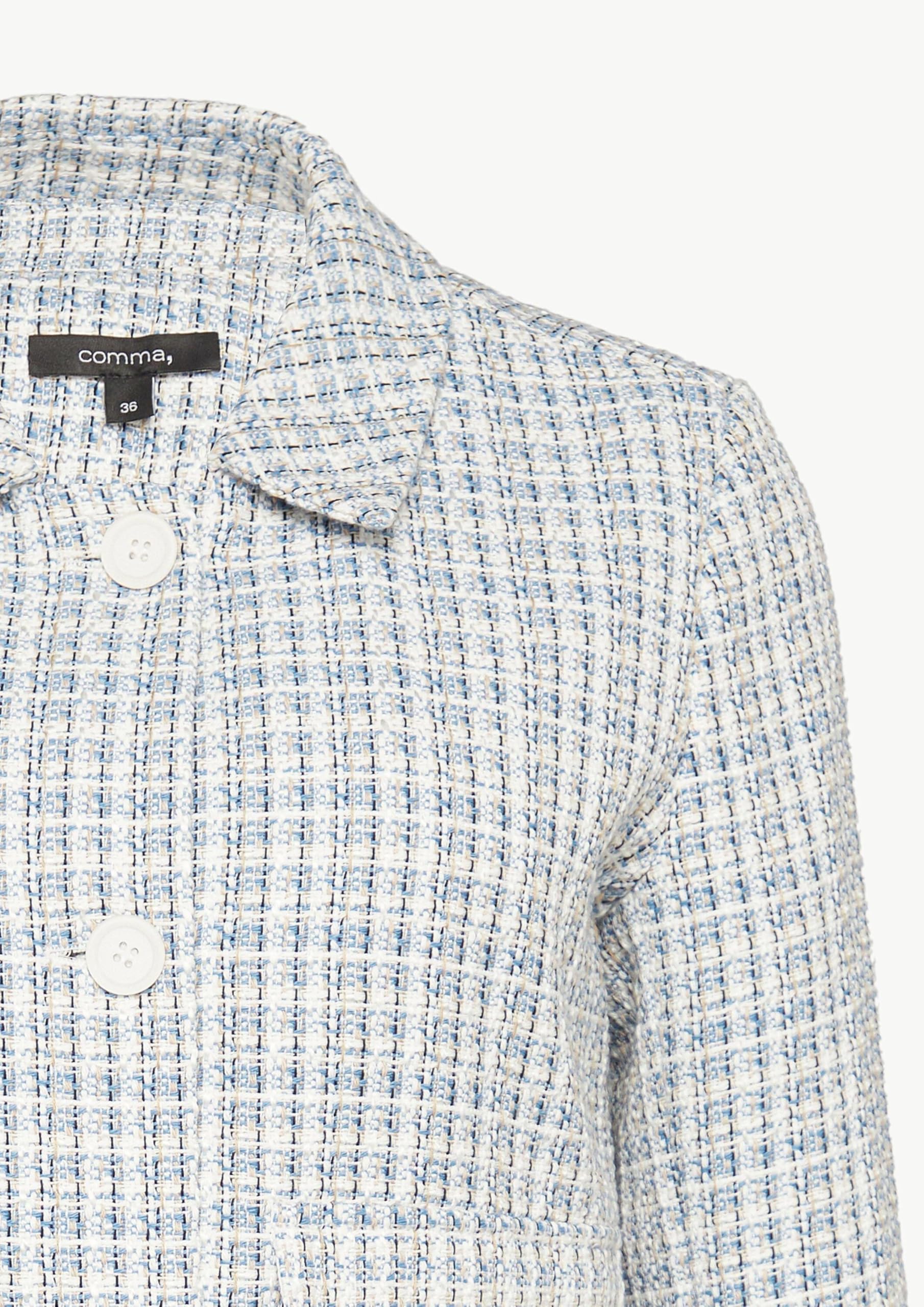 comma-kurze-tweed-jacke-mit-taschen-jacke-tweed-klassisch image 6