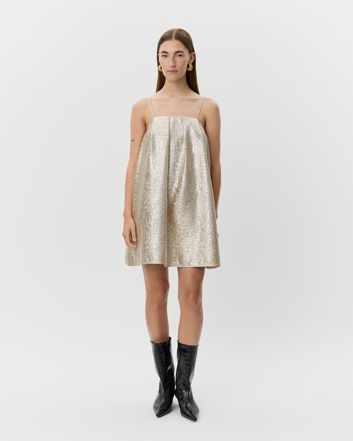 sofie-schnoor-women-andysw-minikleid-gold-metallic image 2