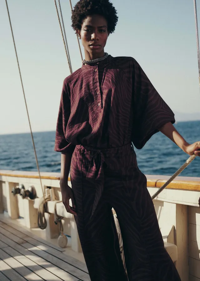 la-f-e-marabout-e-feji-bluse-braun-animalprint-oversize image 1