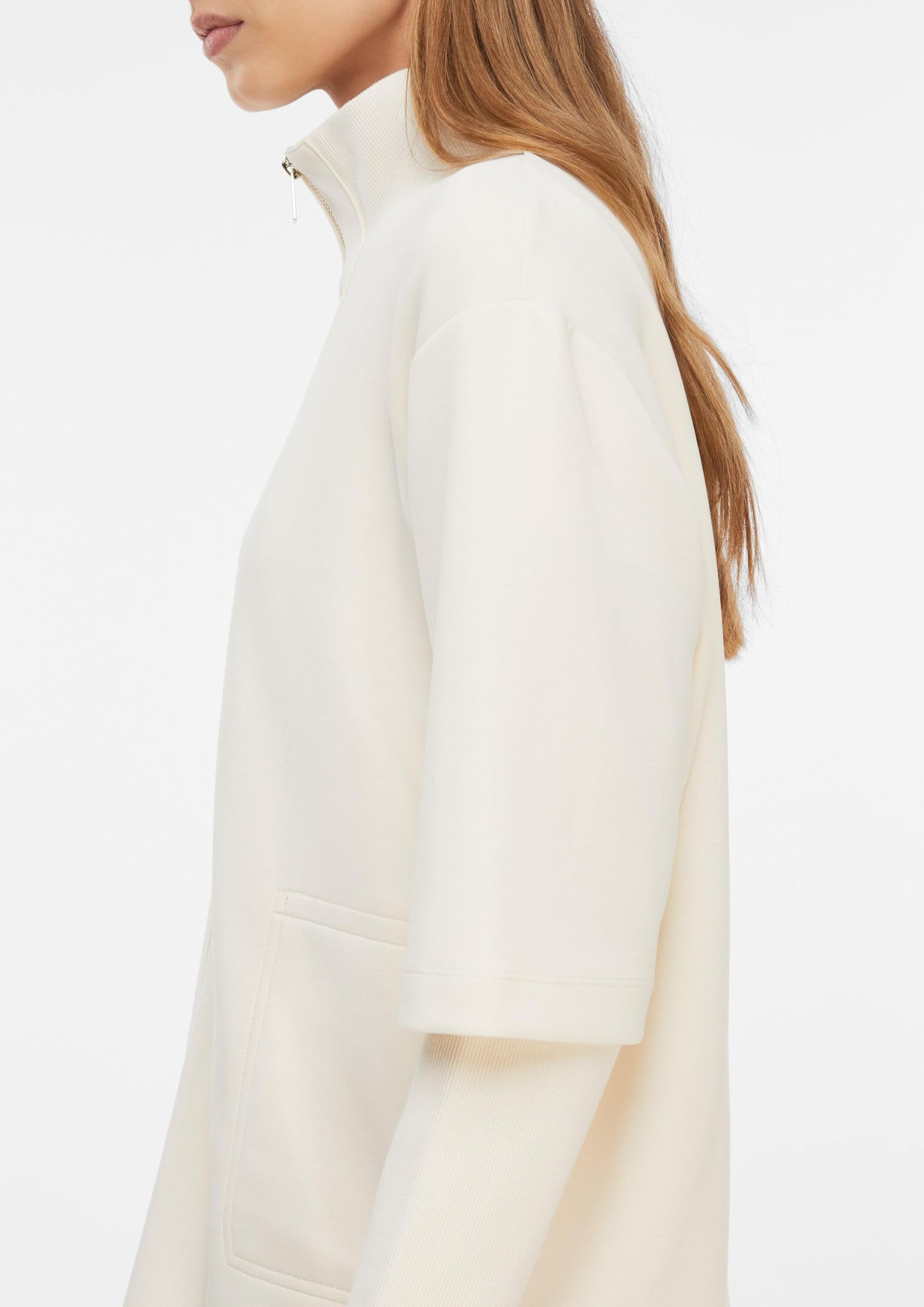 comma-sweatjacke-gr-42-jersey-rippdetails-damen image 4