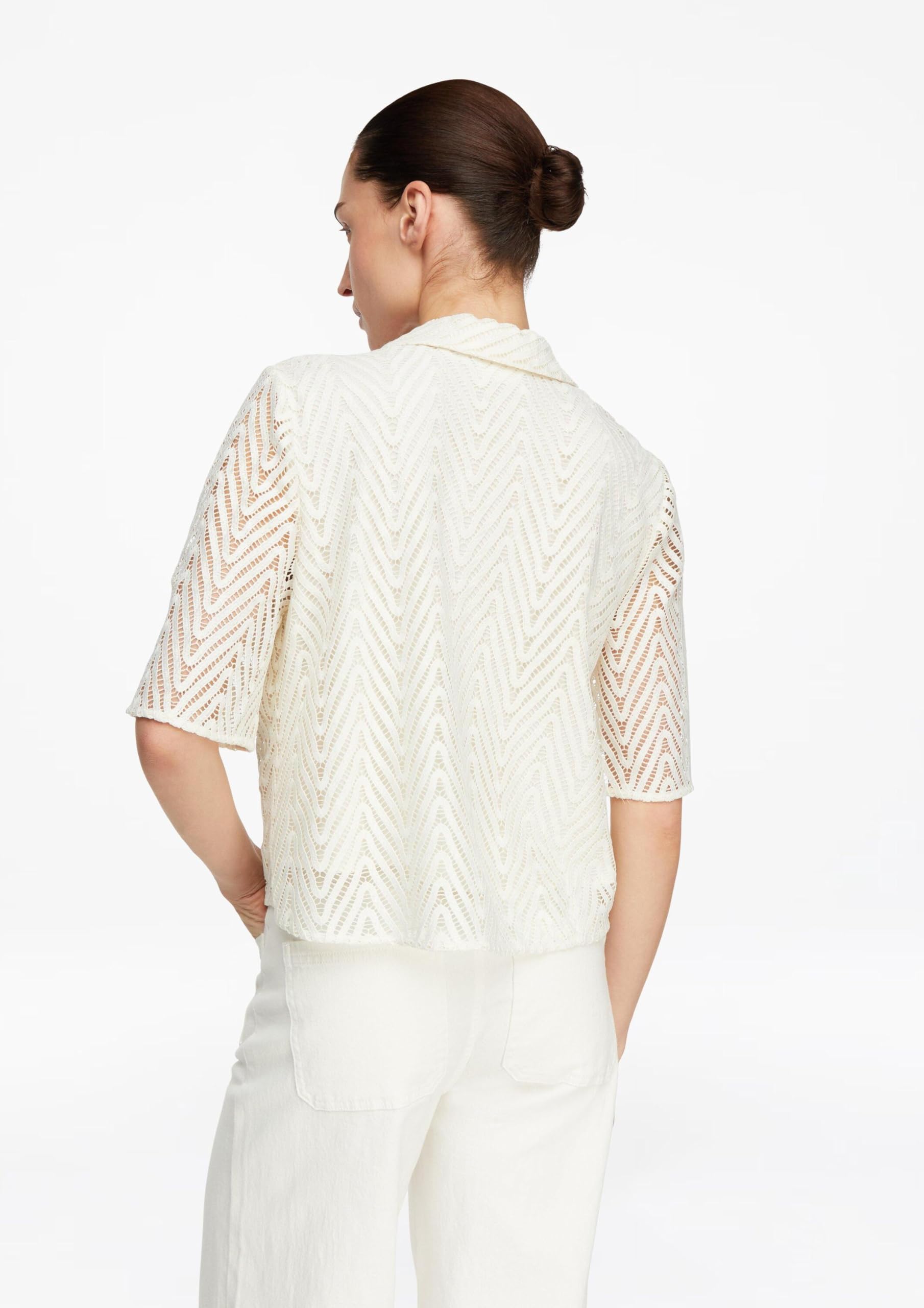comma-blouses-spitzenbluse-viskose-futter-festlich image 7