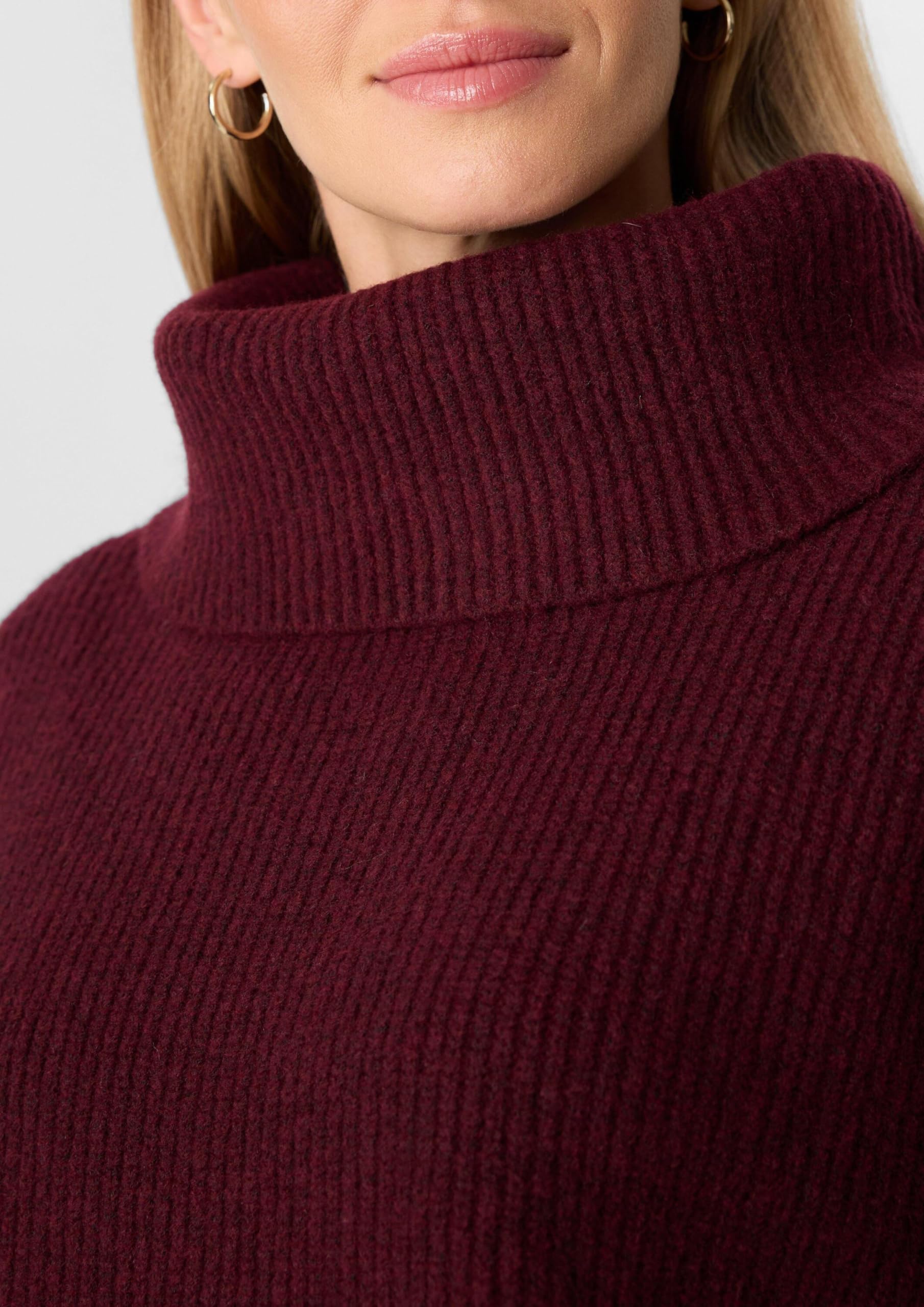 comma-2173390-poncho-pullover-damen-wasserfallkragen image 4