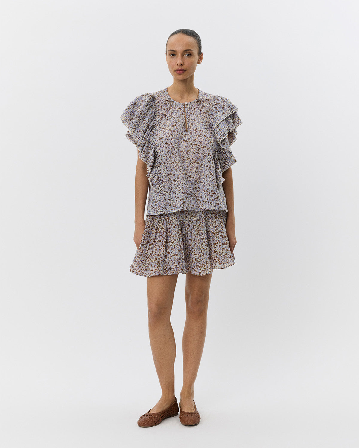 sofie-schnoor-women-mollies-rock-mini-multi-blumen-baumwolle image 3