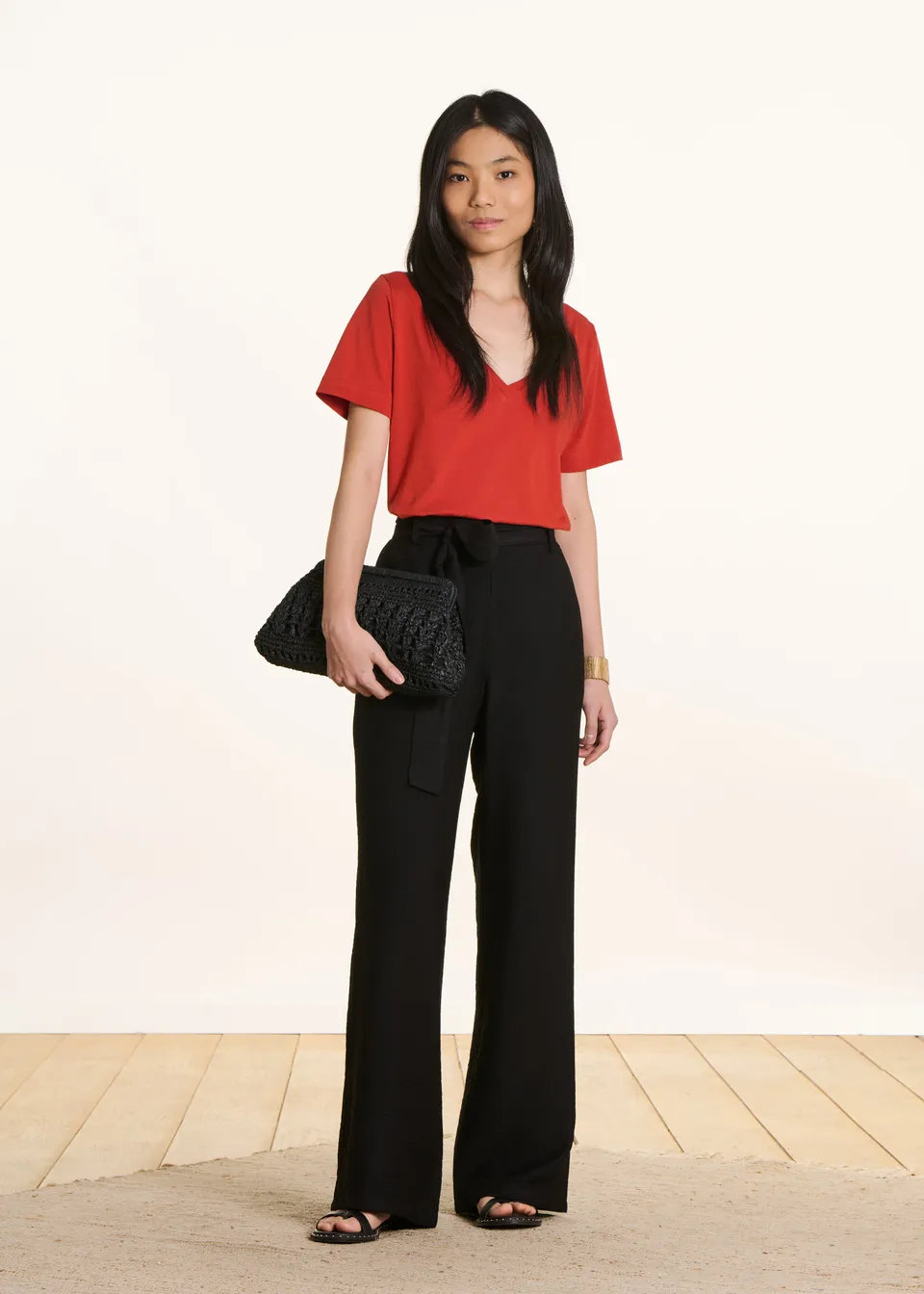 la-f-e-marabout-e-vetea-hose-schwarz-weit-g-rtel-34-46 image 1