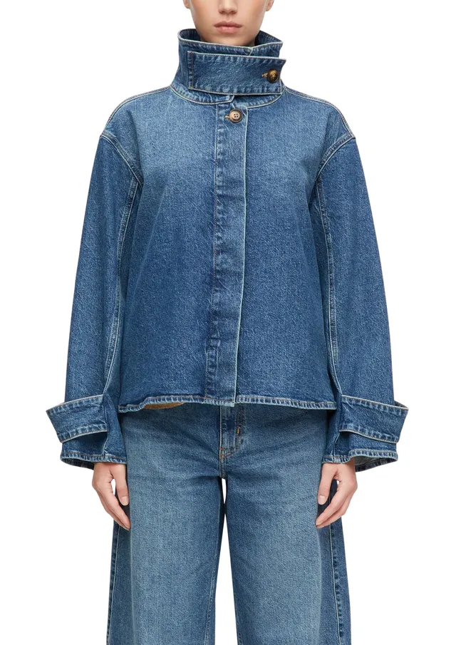 comma-jackets-indoor-jacke-denim-jeansjacke-relaxed-fit image 1