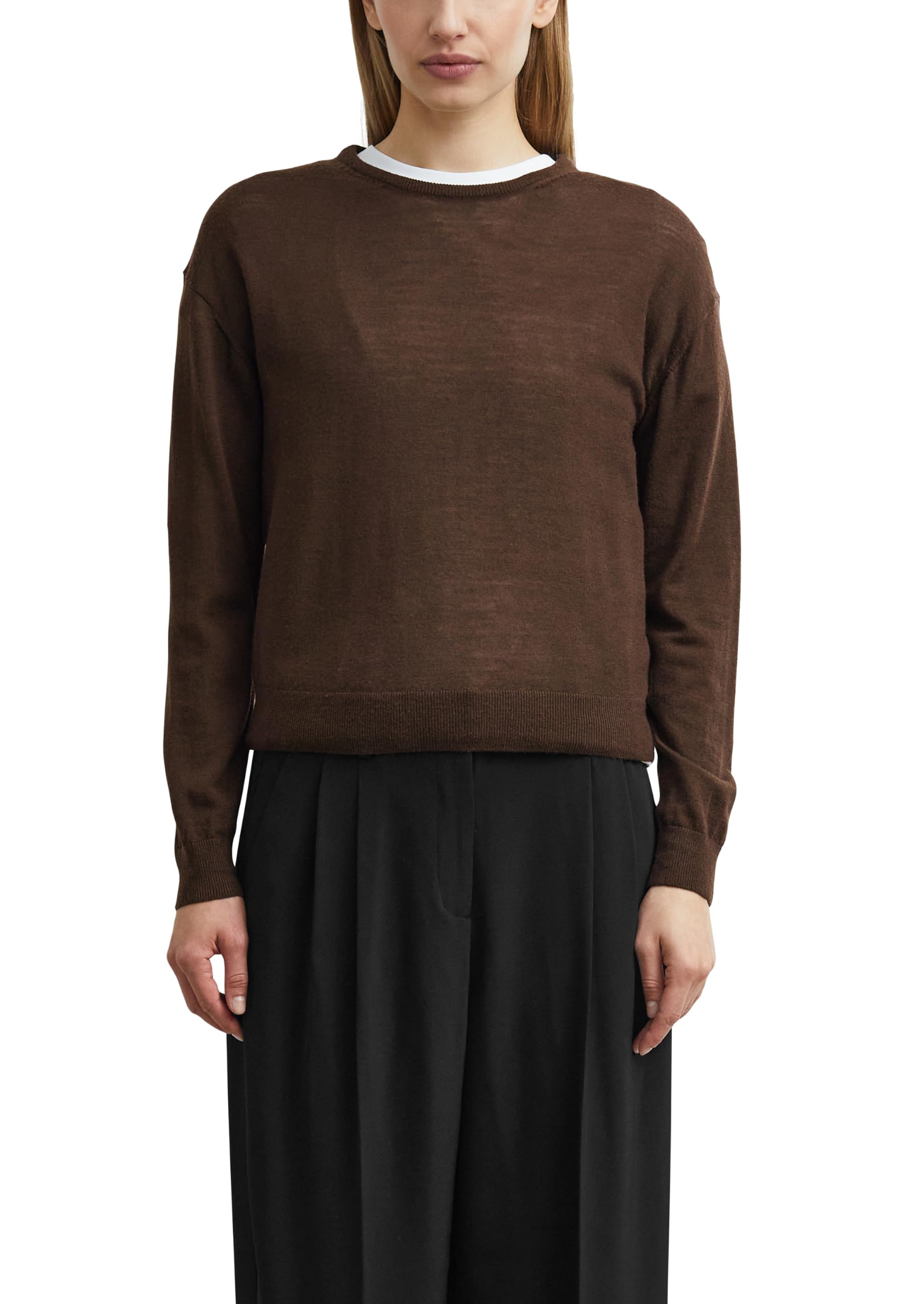 comma-knitwear-strickpullover-merinowolle-hellgrau-32 image 8