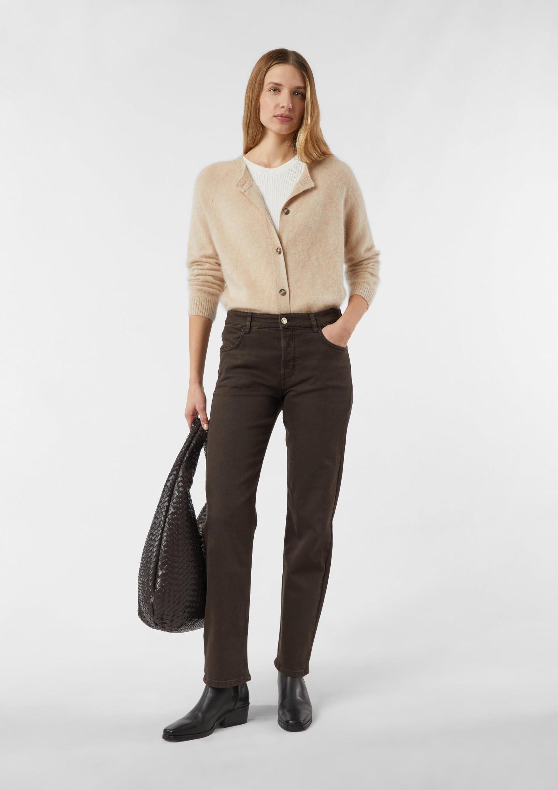 comma-2175771-hose-straight-fit-jeans-stretch-braun-38 image 7