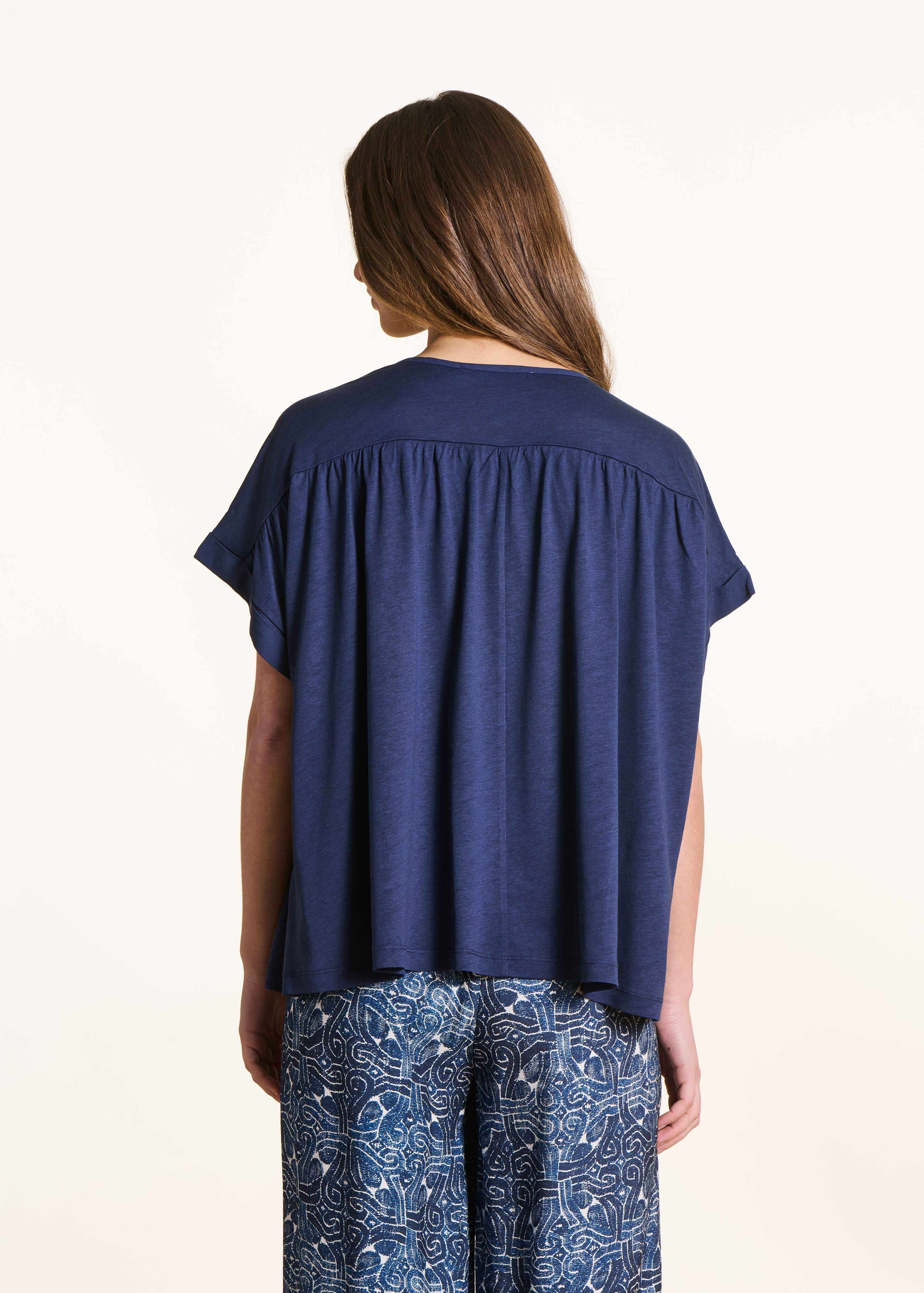 la-f-e-marabout-e-fino-t-shirt-blau-lyocell-weit image 3