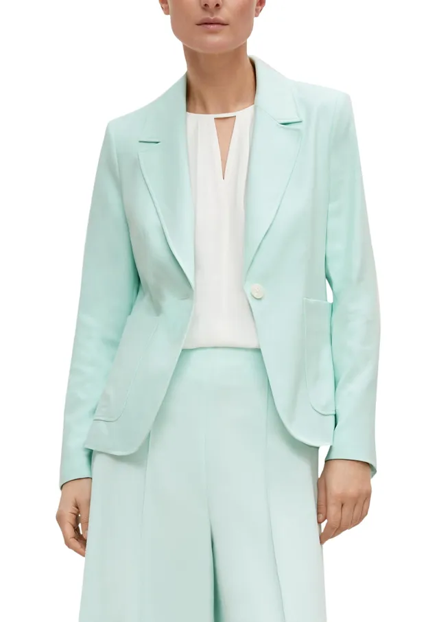 comma-2129457-blazer-t-rkis-gr-44-elastisch image 1
