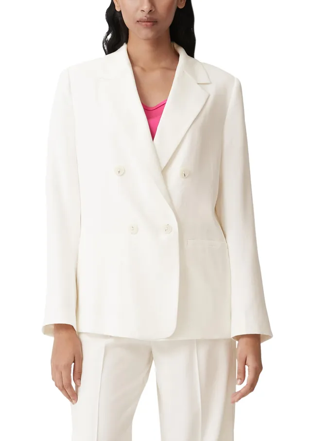 comma-langer-blazer-viskosemix-wei-0100-gr-38 image 1