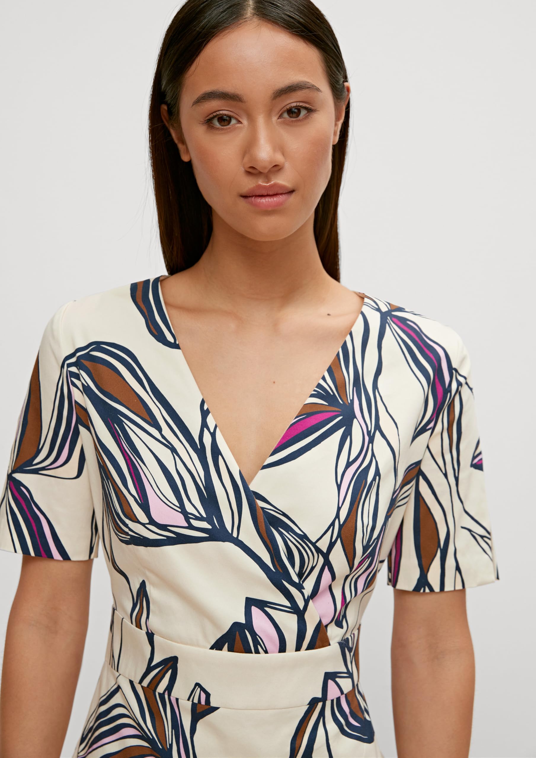 comma-etuikleid-damen-floral-creme-gr-38 image 3