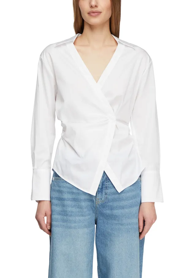 comma-2181544-wickelbluse-faltendetail-gr-38-elegant image 1