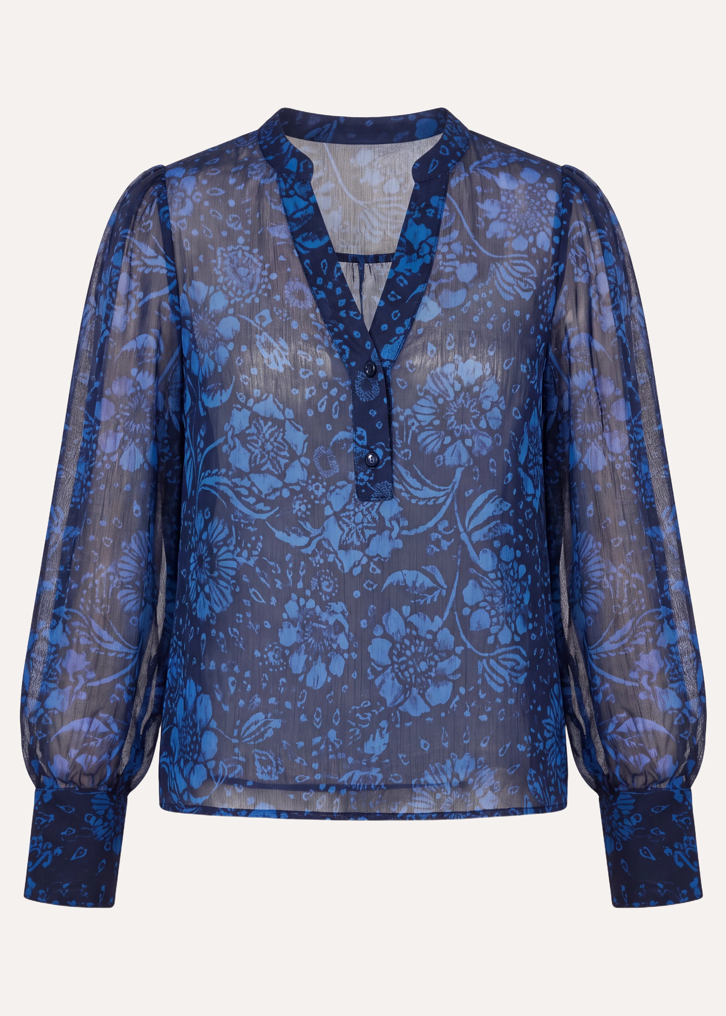 la-f-e-marabout-e-zulys-top-blau-blumendruck-tunika image 6